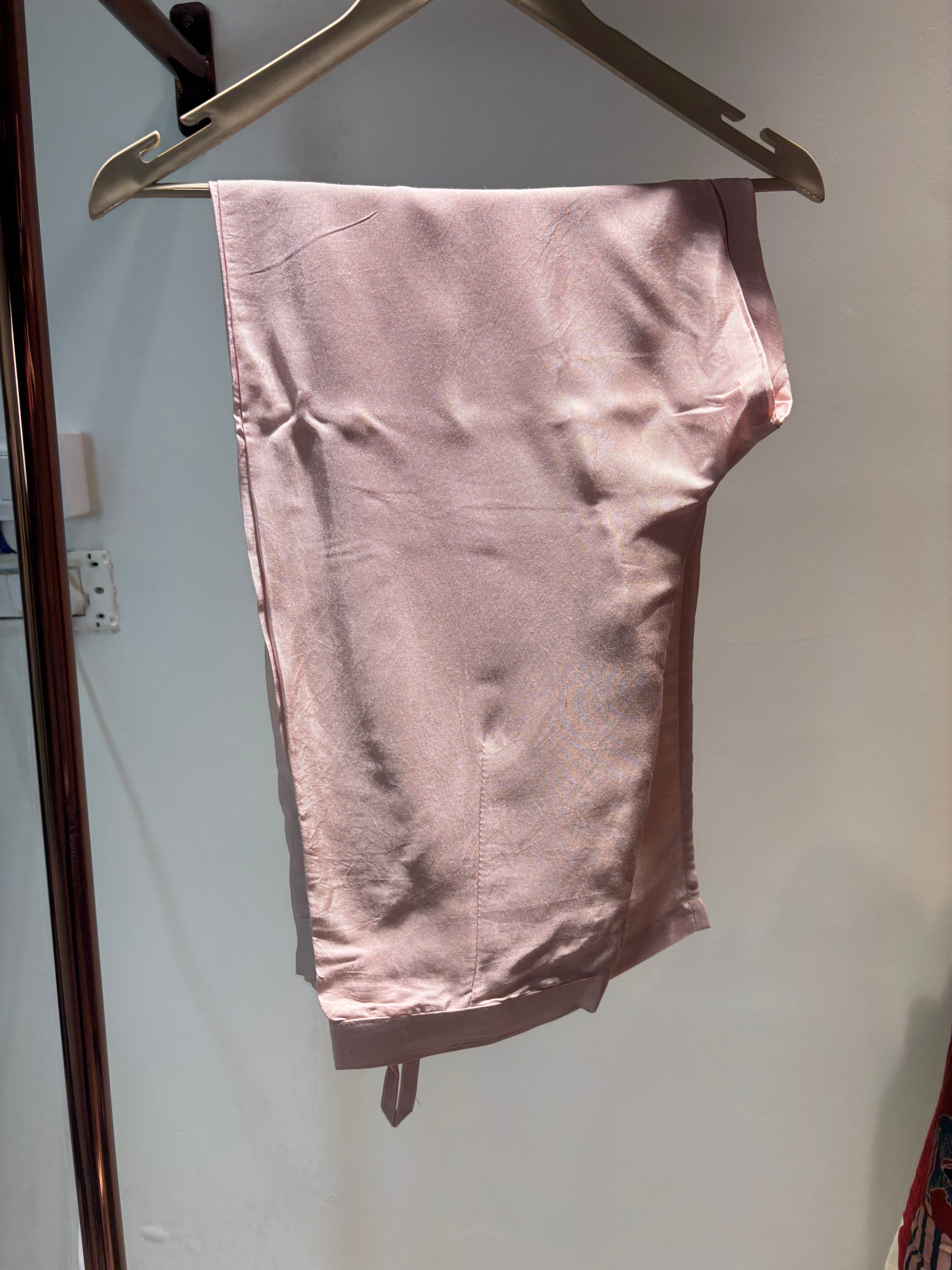 Nude Blossom Chanderi Suit Set