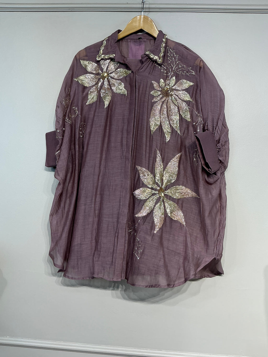 Floral Zardozi Mul Chanderi Coord Set
