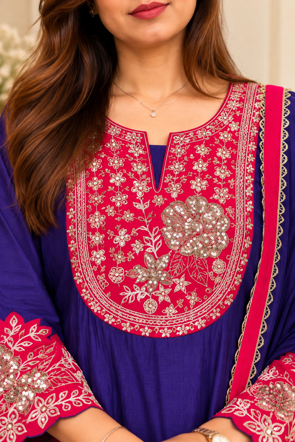 Purple Sitara Suit