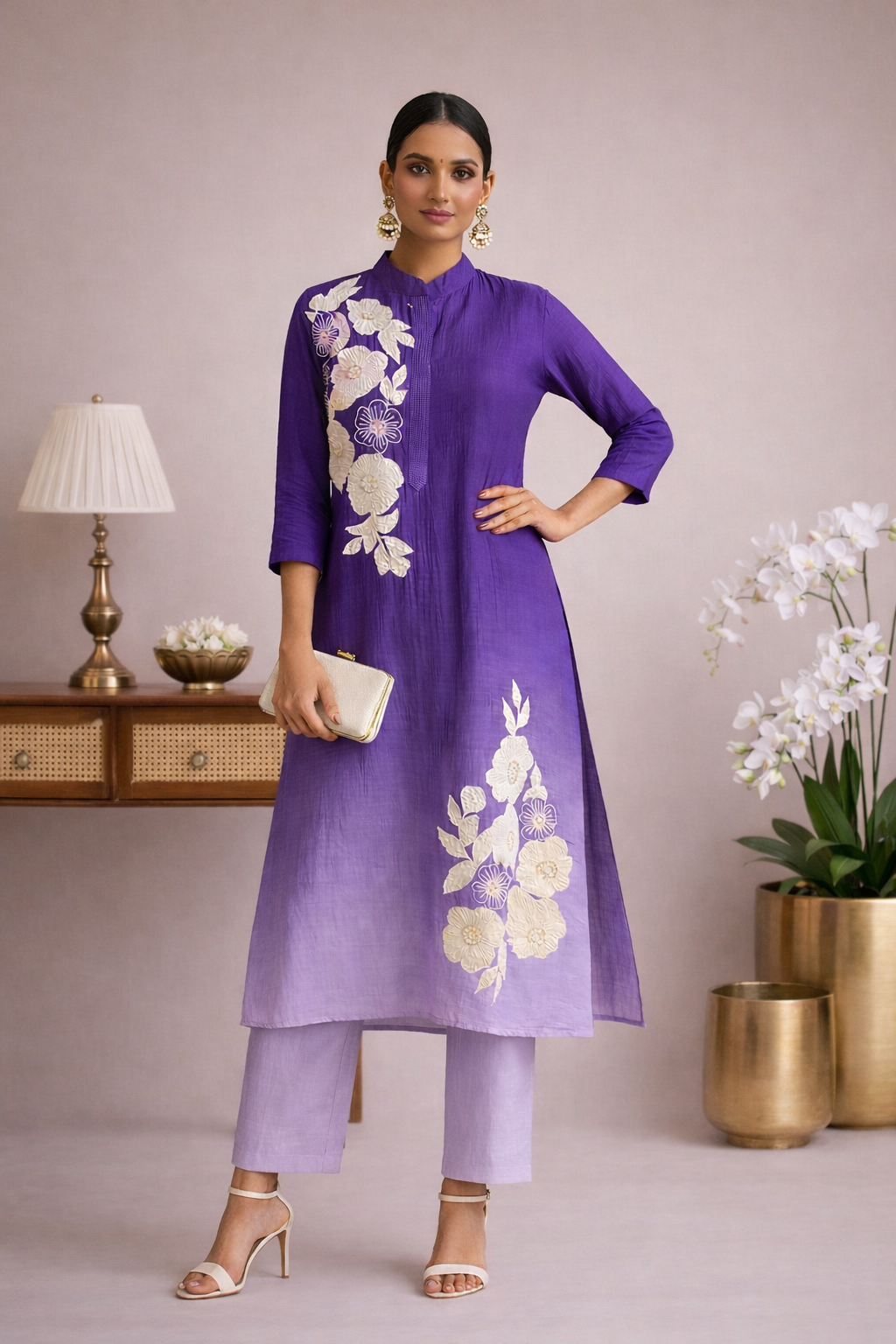 Statement Purple Bloom Coordset