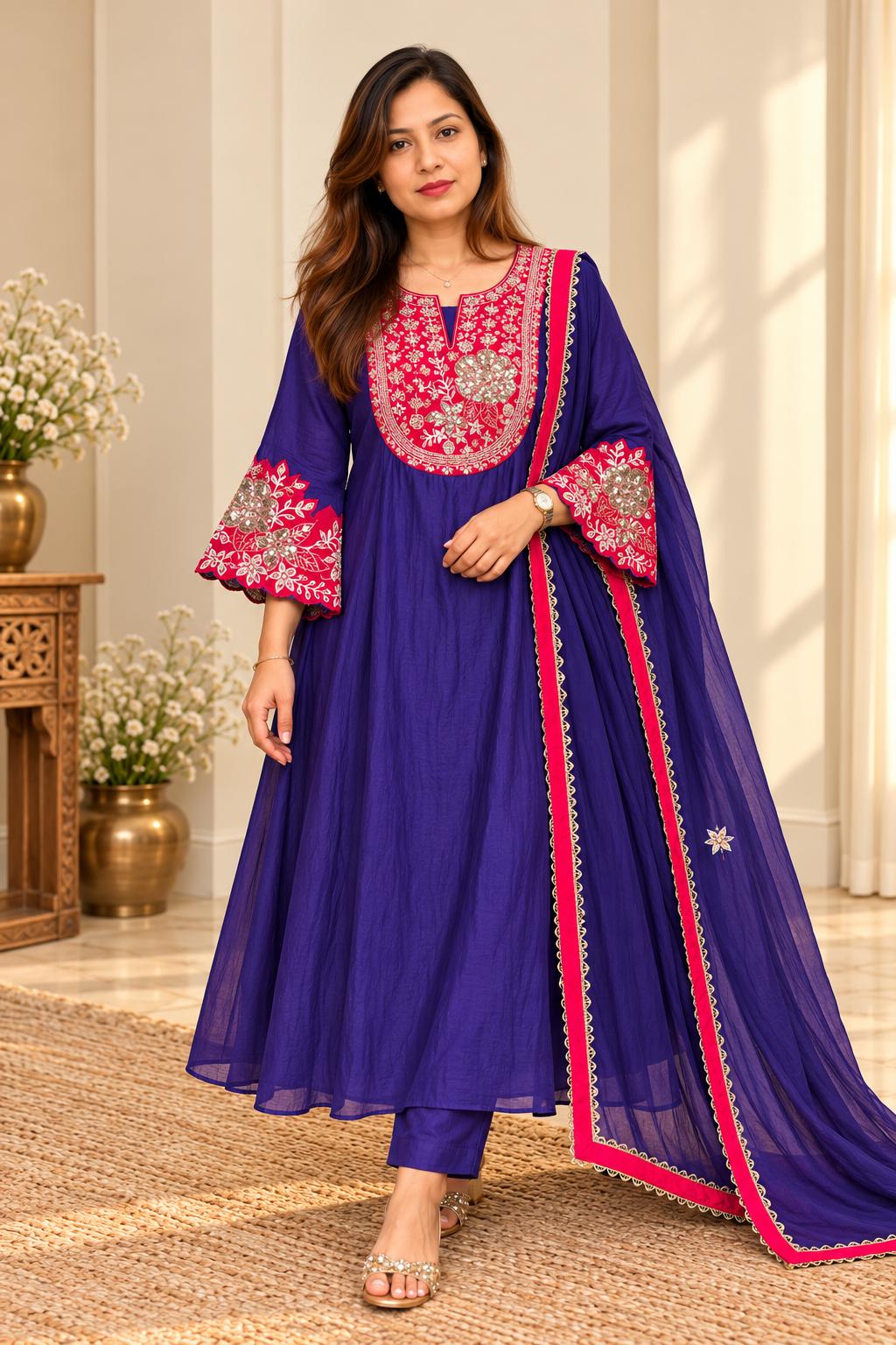 Purple Sitara Suit