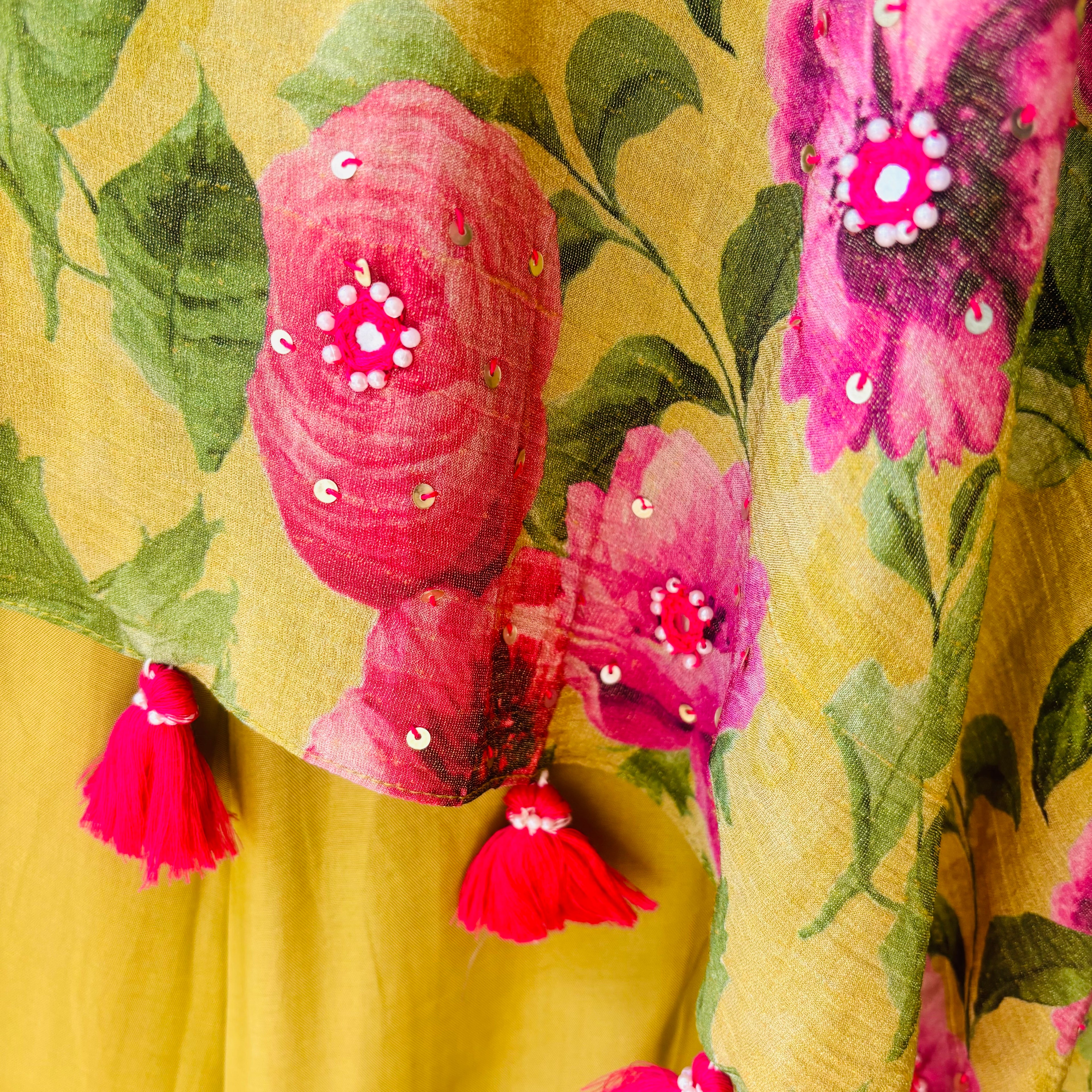 Spring Blossom Kaftan Set
