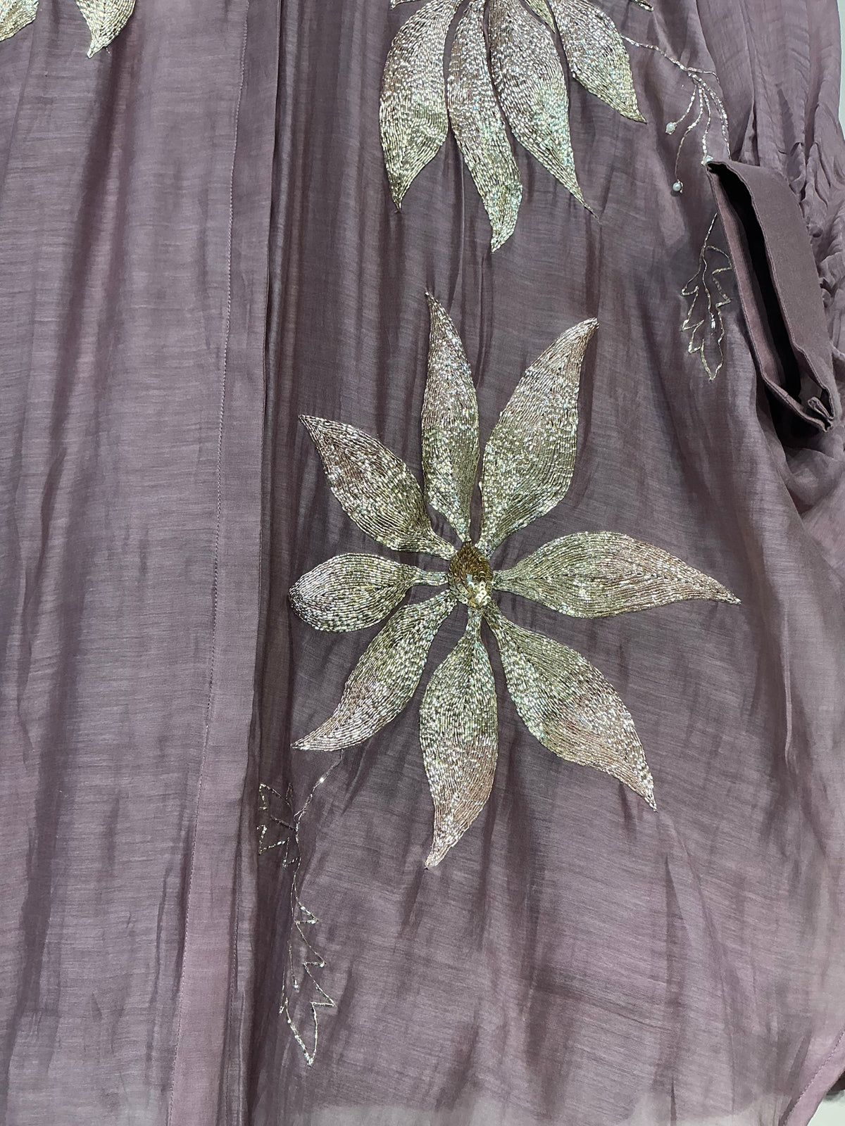 Floral Zardozi Mul Chanderi Coord Set