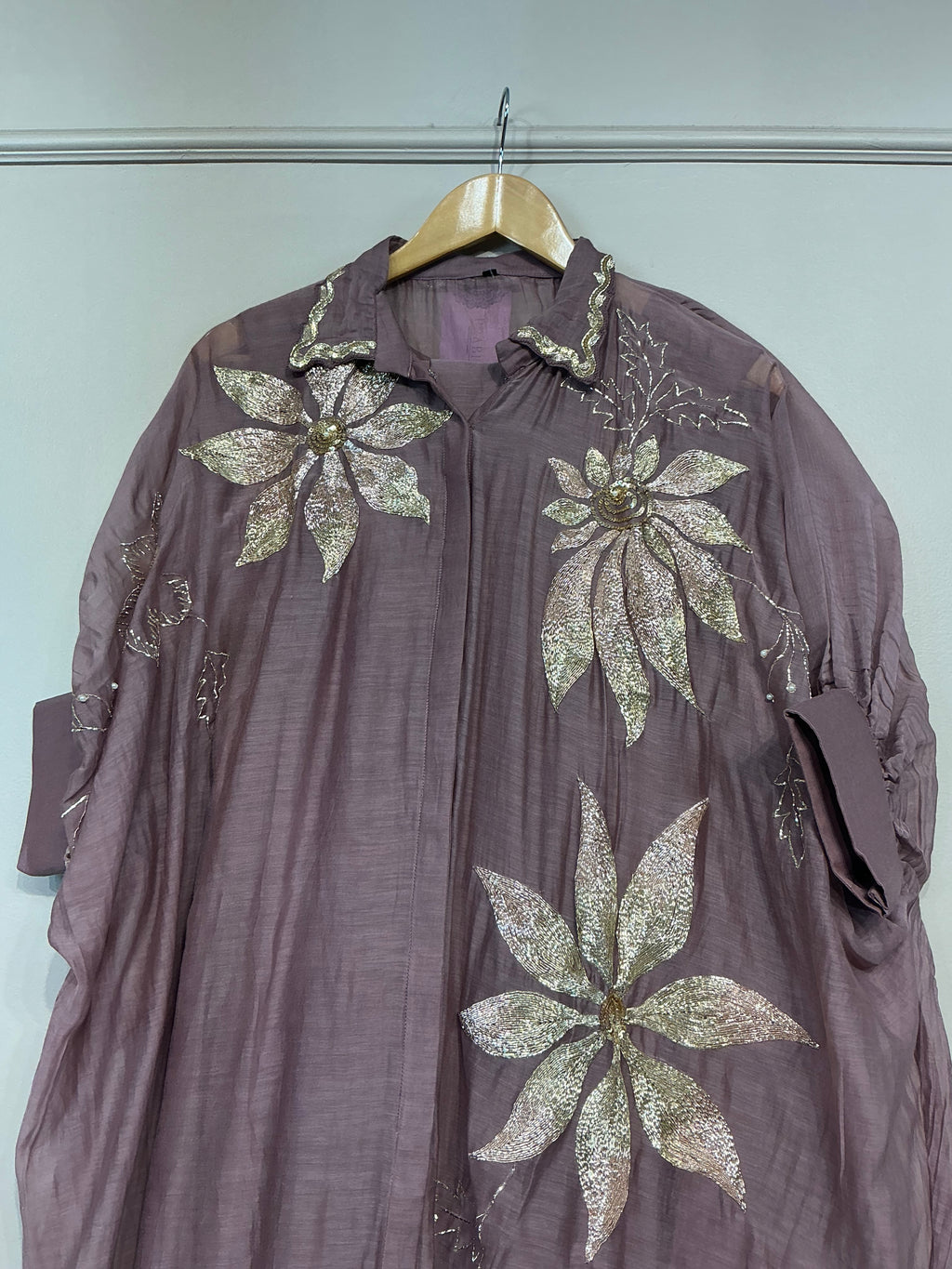 Floral Zardozi Mul Chanderi Coord Set