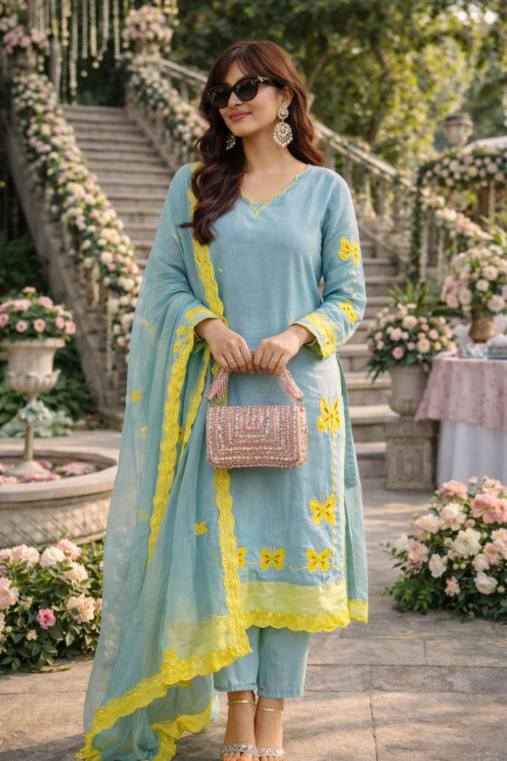 Noor Mul Chanderi Set
