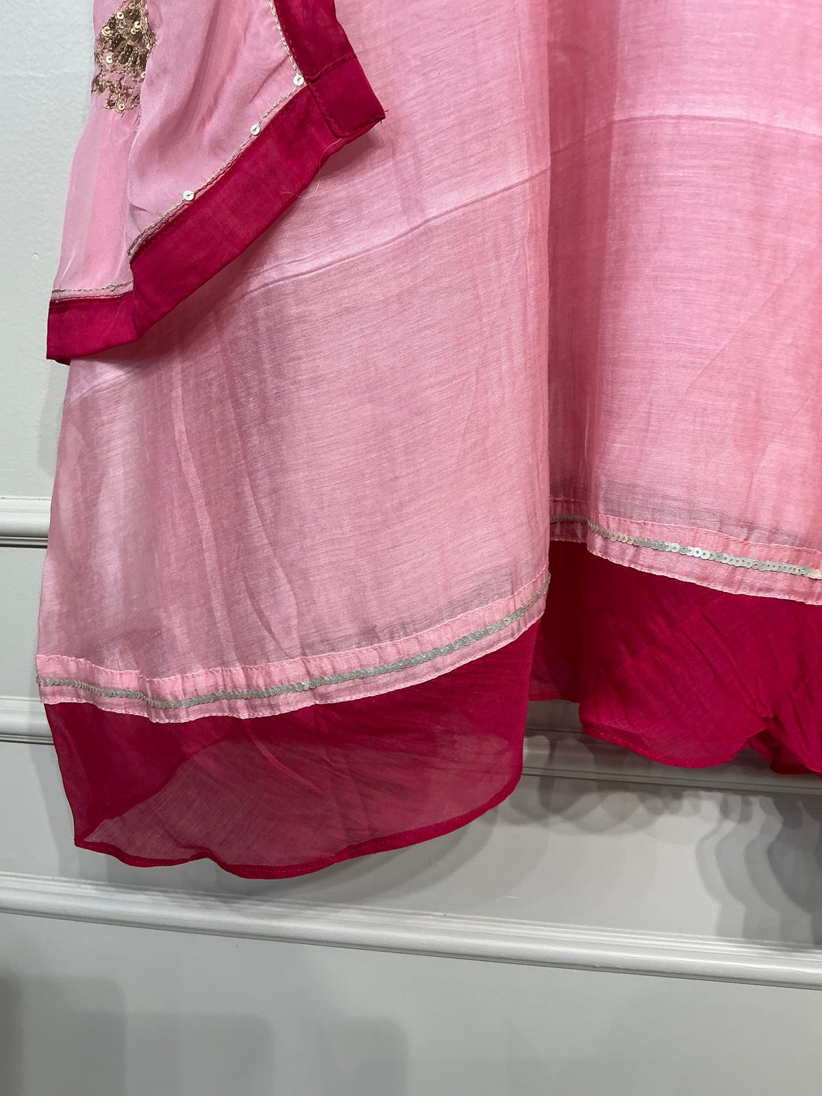 Blush Rose Mul Chanderi Suit