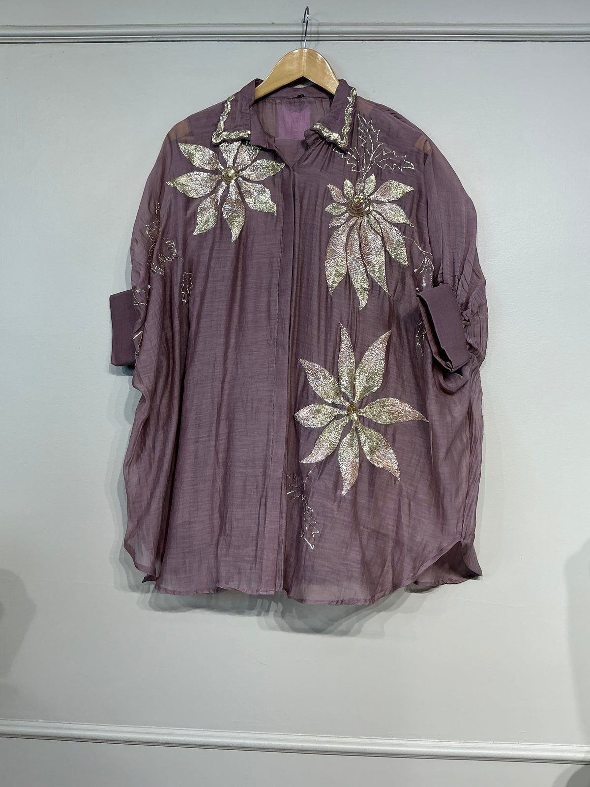 Floral Zardozi Mul Chanderi Coord Set