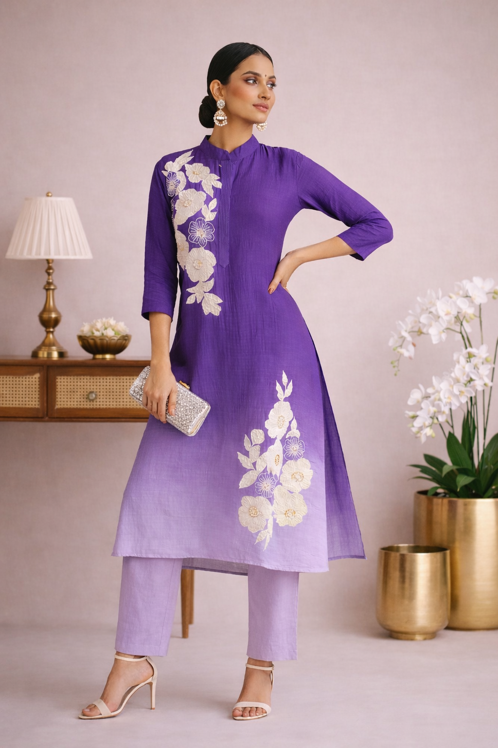 Statement Purple Bloom Coordset