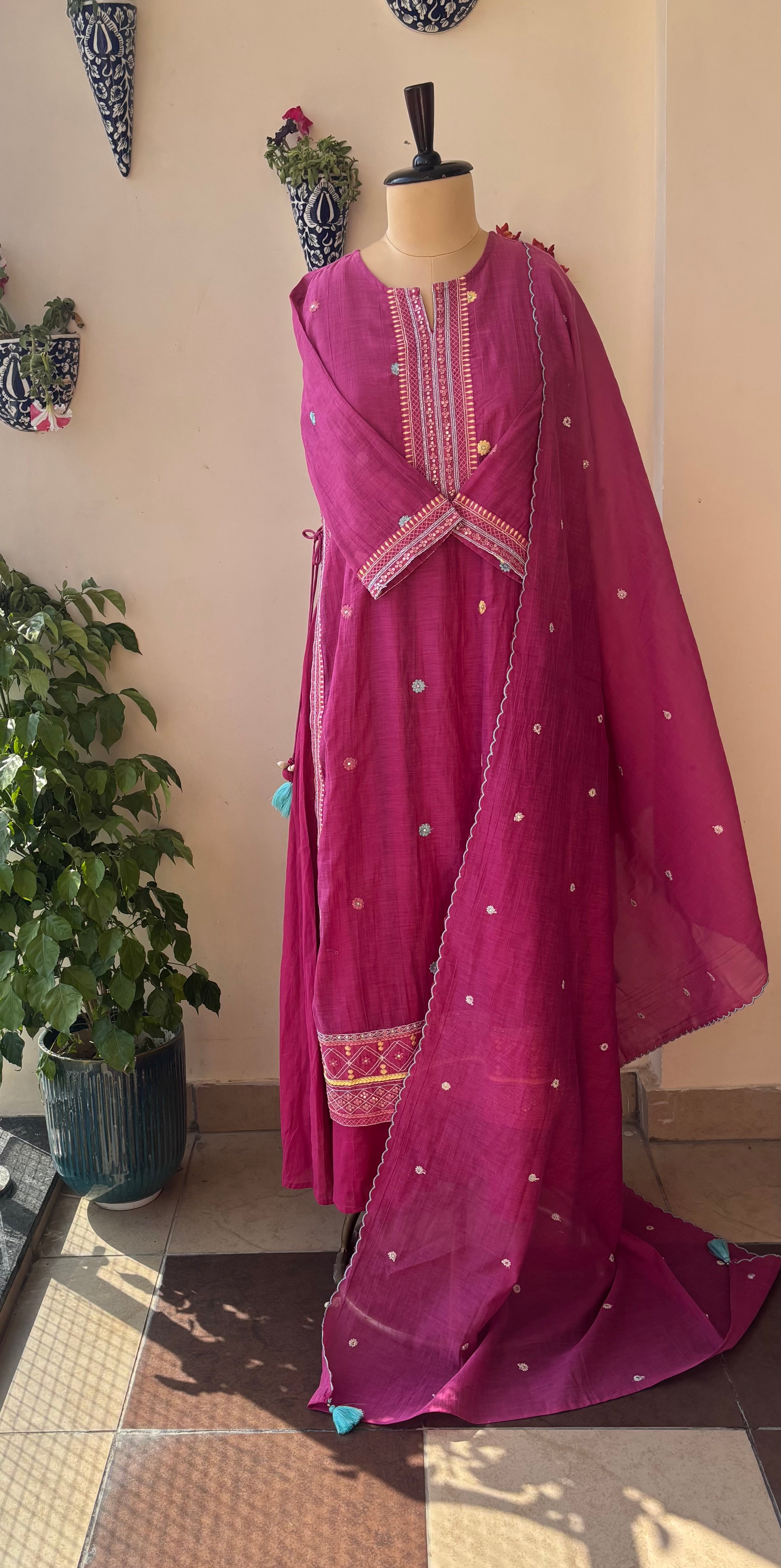 Saanjh Rang Gown Set