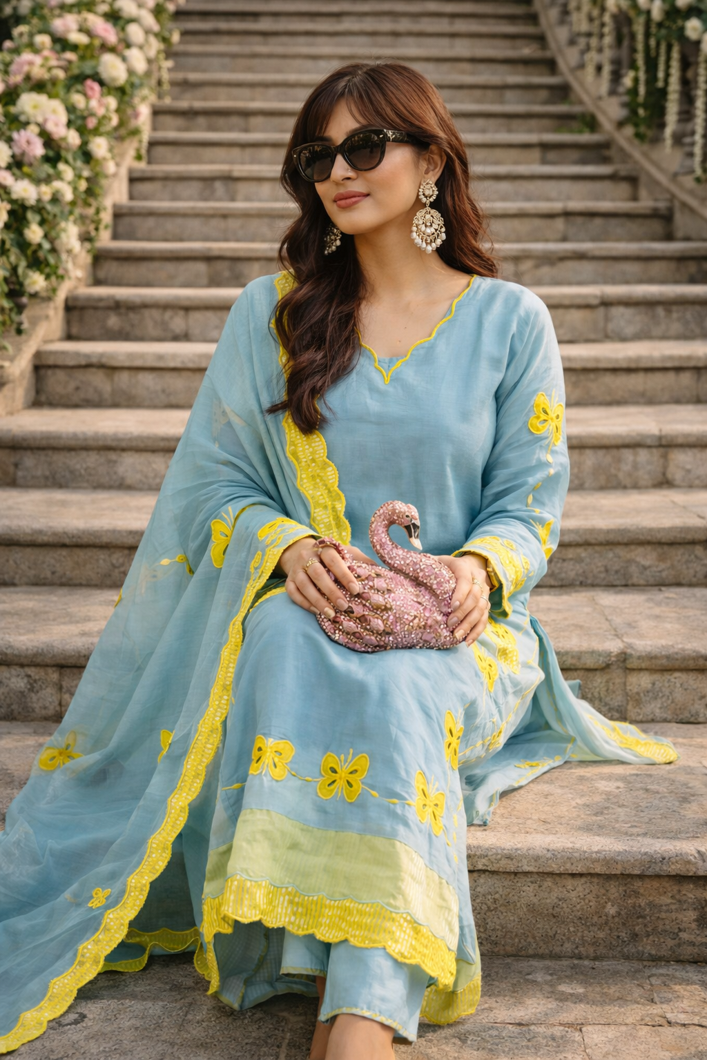 Noor Mul Chanderi Set
