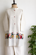 Ivory Bloom Embroidered Coordset