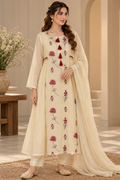 Ivory Lotus Bloom Suit