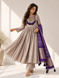 Patola Zari Tissue Shimmer Suit