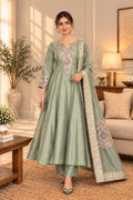 Mint Green Meenakari Suit