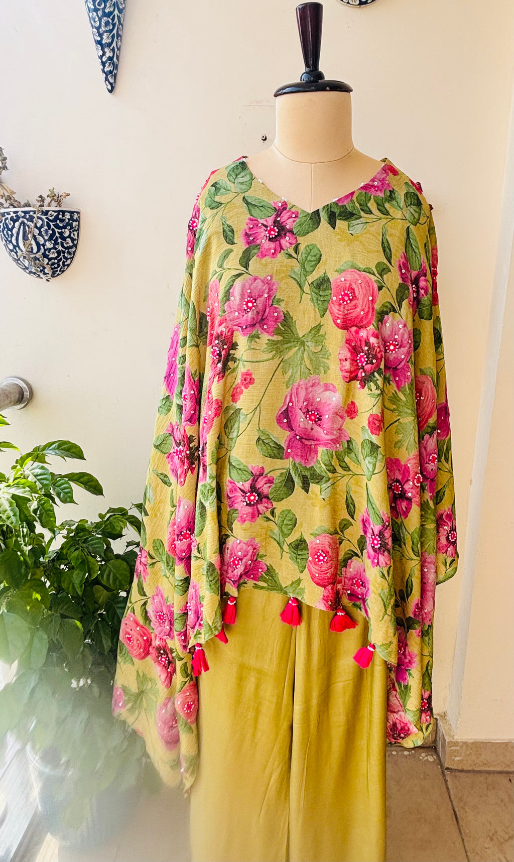 Spring Blossom Kaftan Set