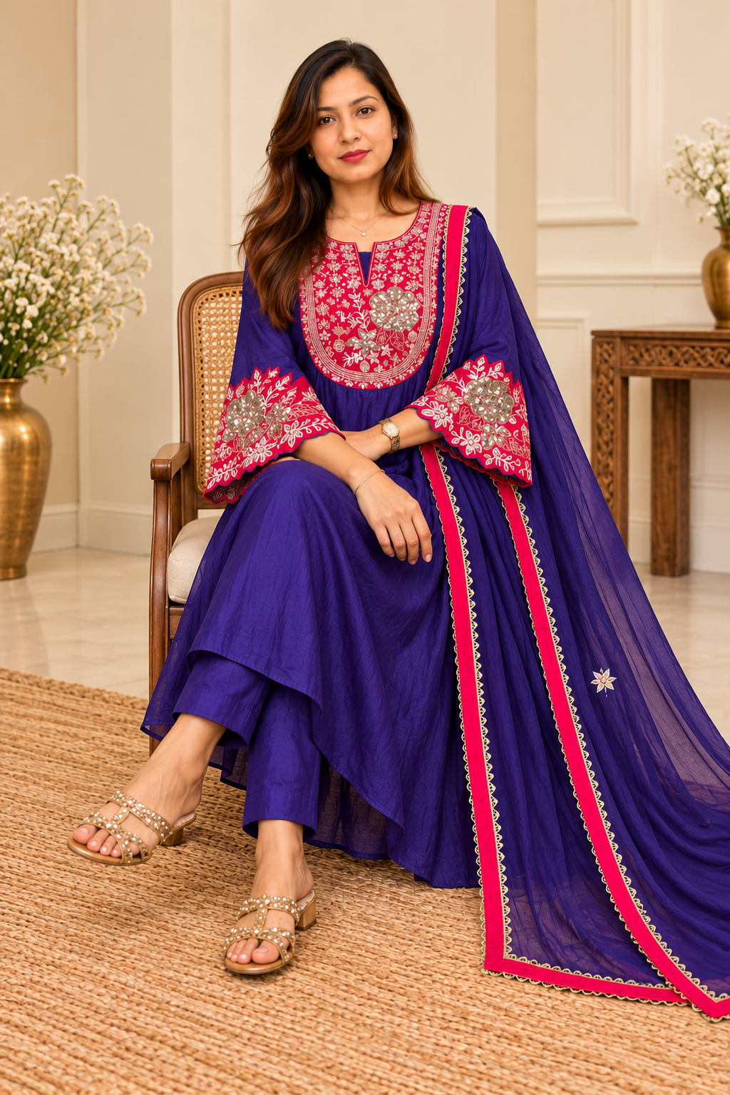 Purple Sitara Suit