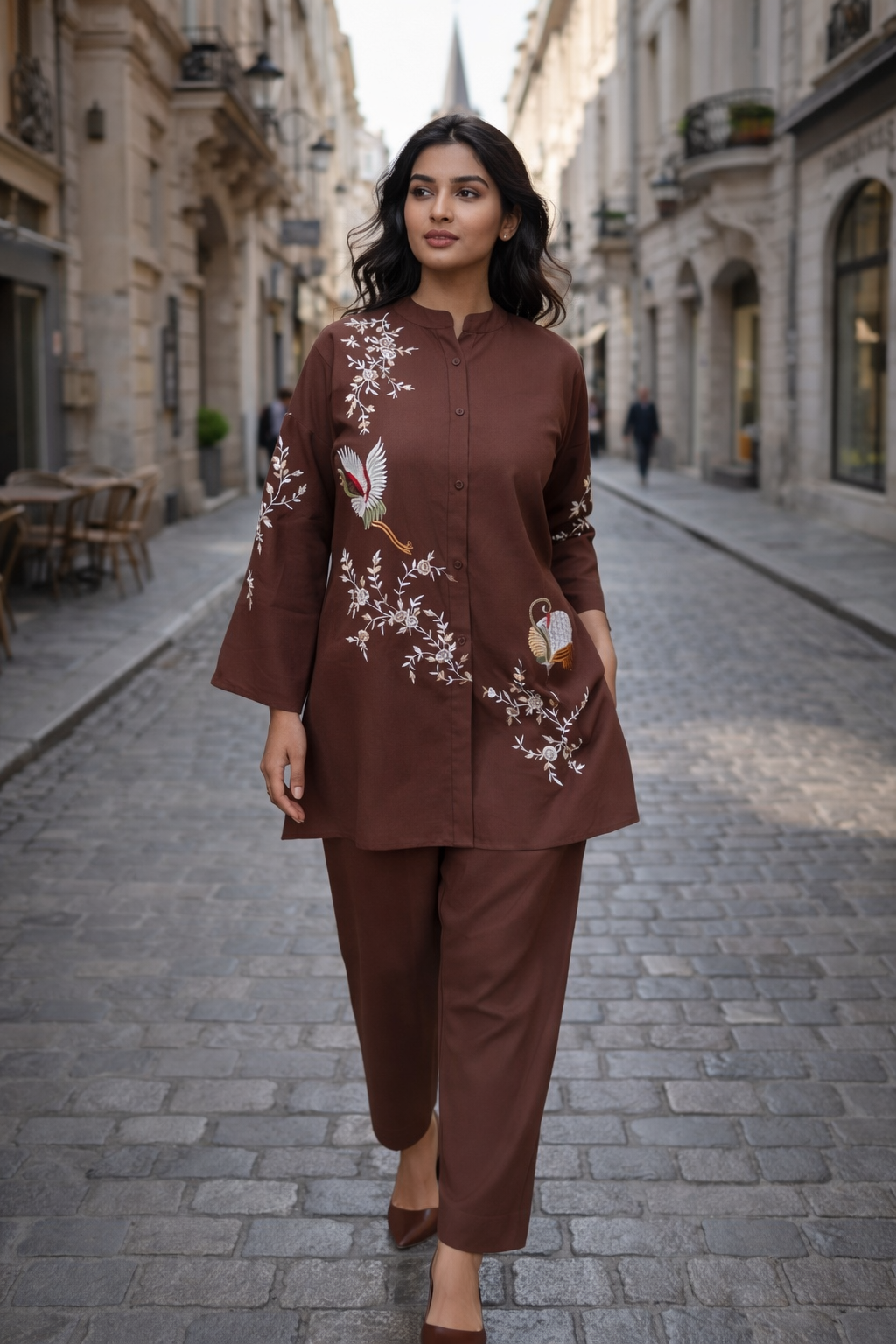 Mocha Boho Bird Coordset