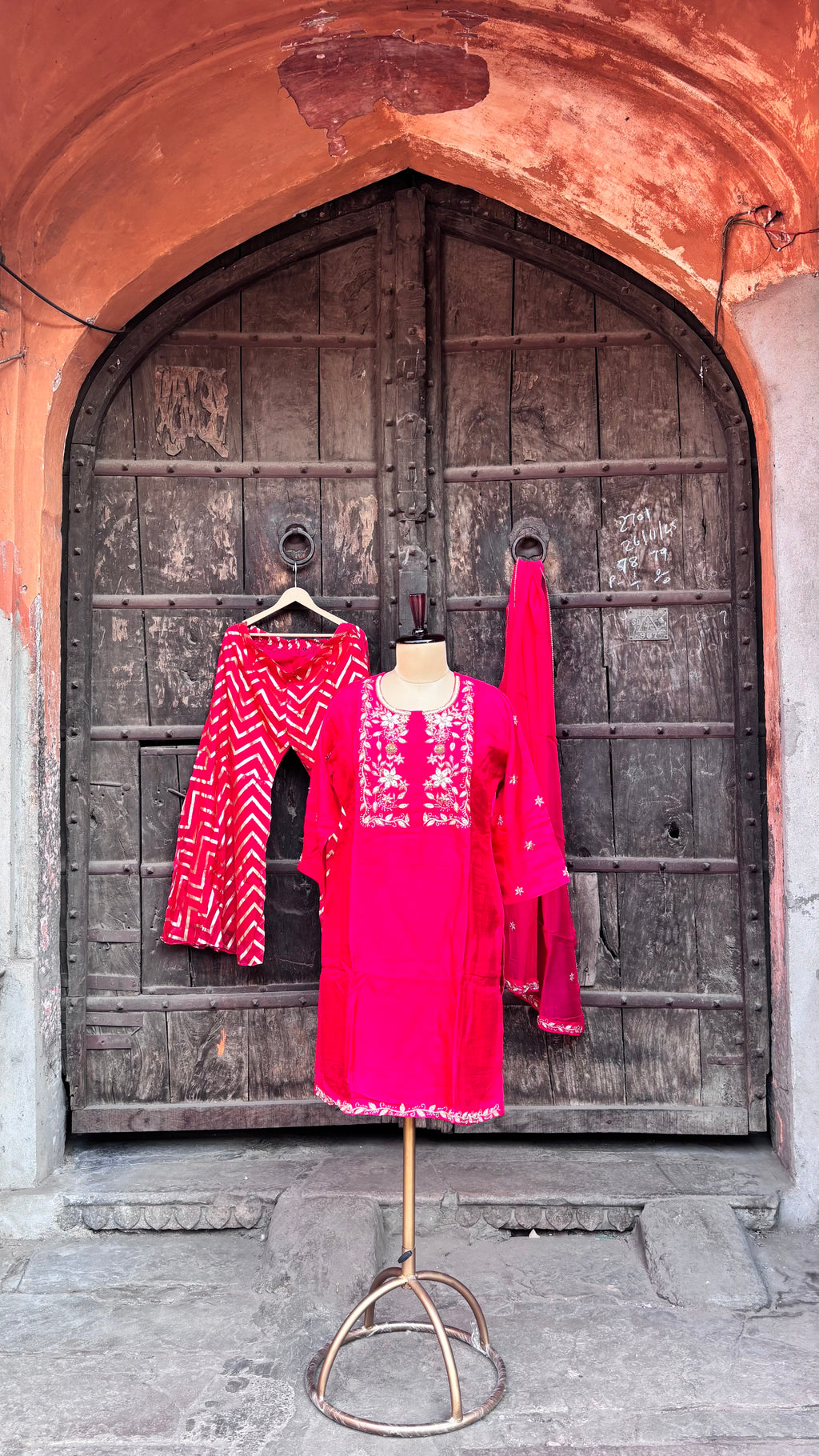 Urban Desi Chevron Suit Set
