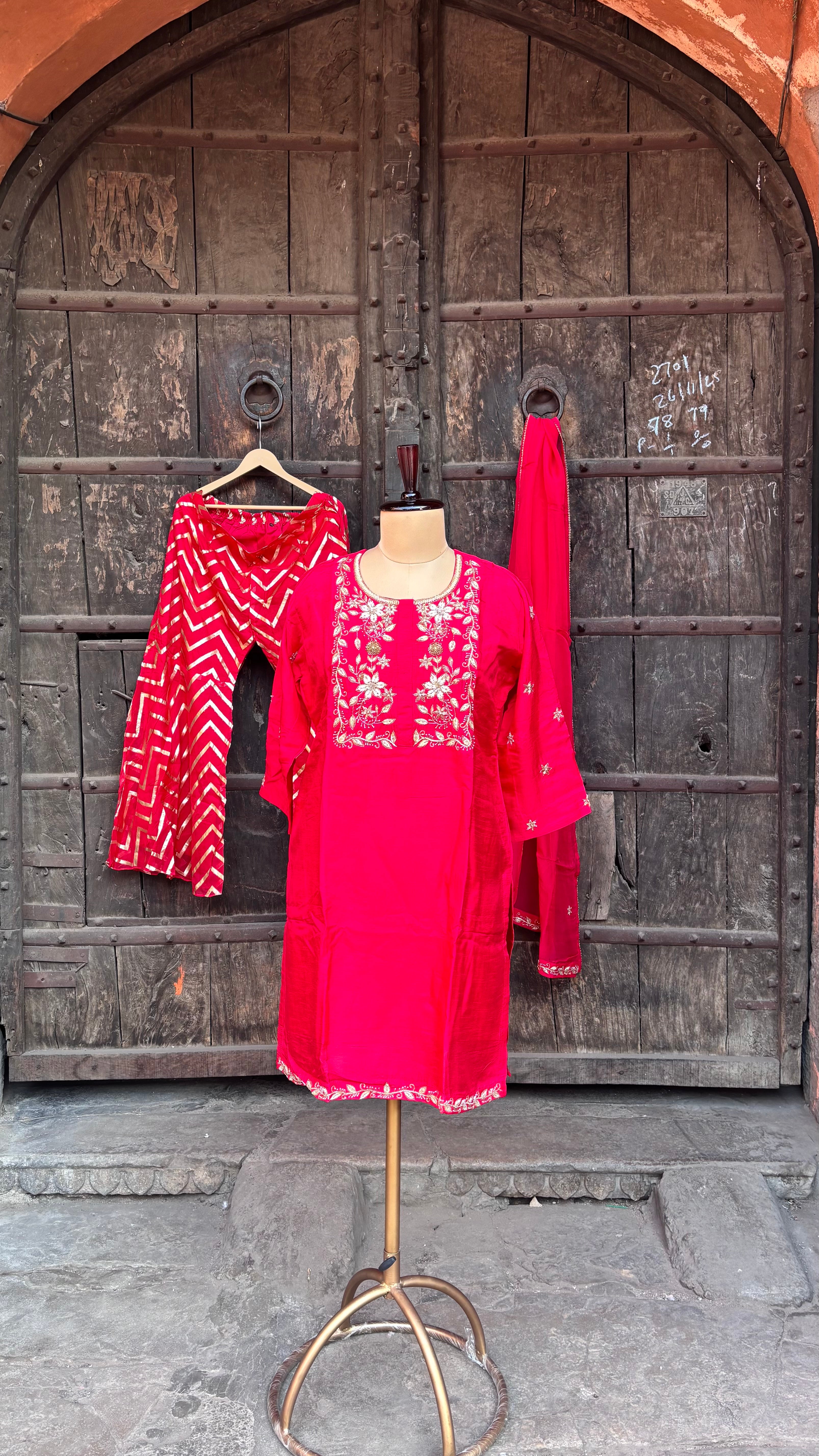 Urban Desi Chevron Suit Set