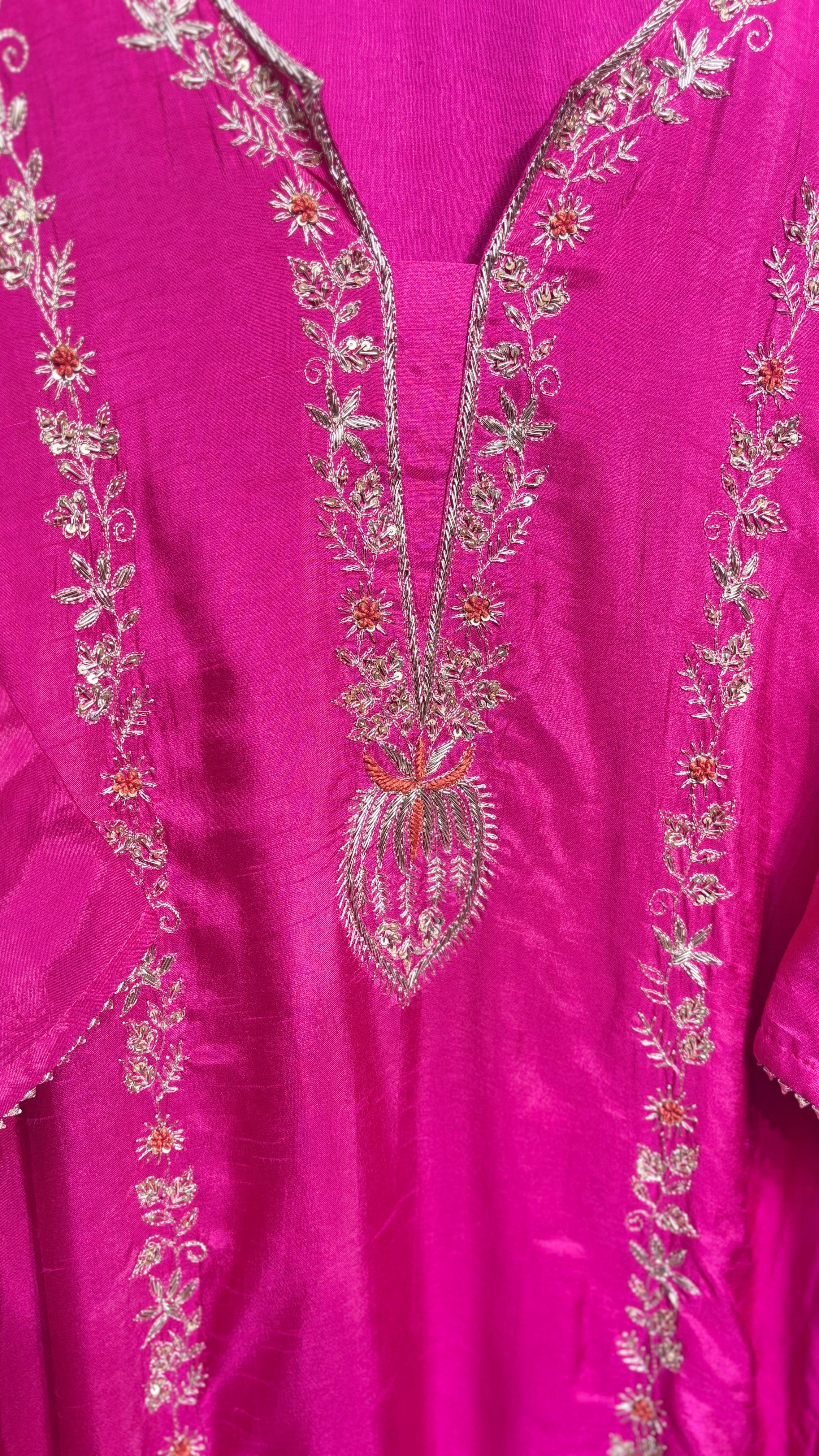 Mehr Fuchsia Suit Set