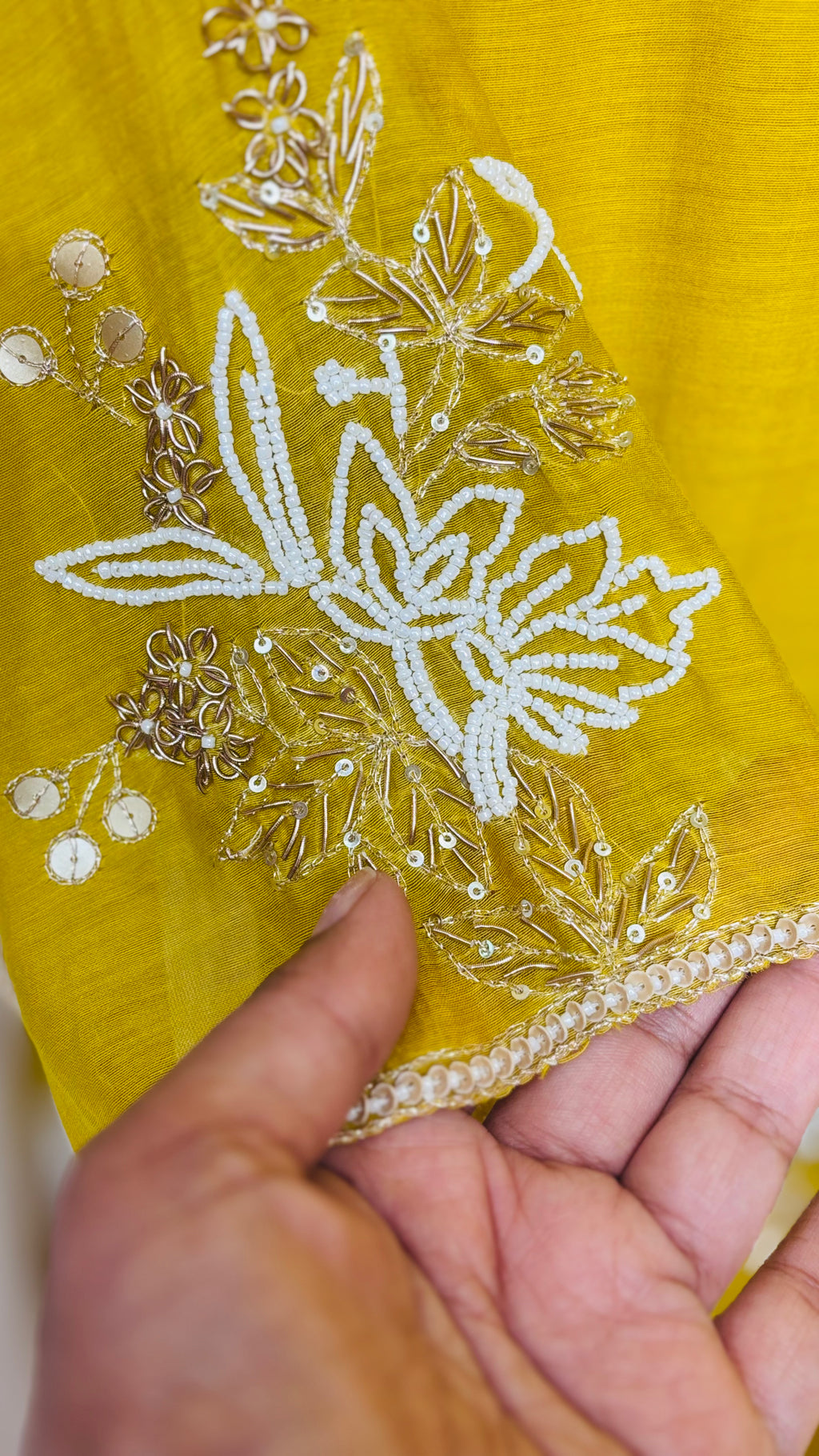 Basanti Handwork Suit Set