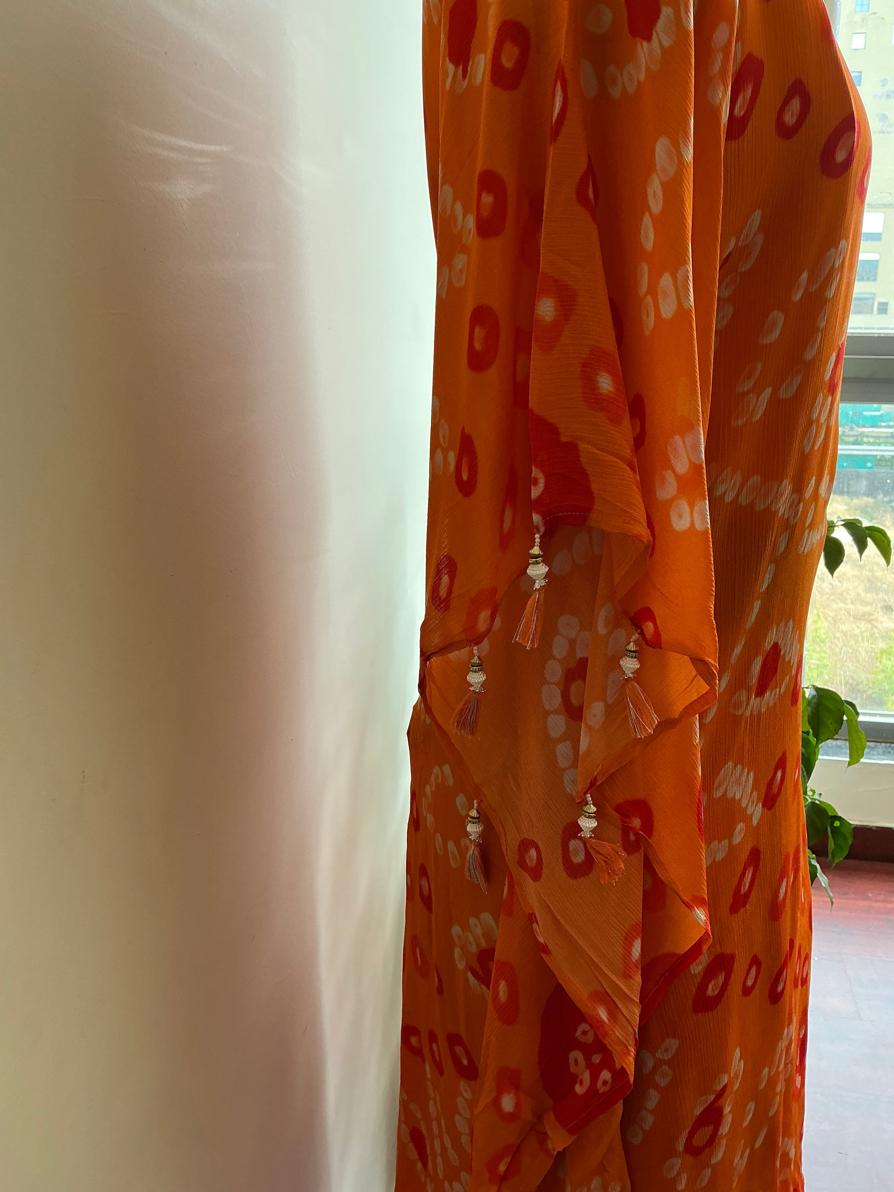 RANGREZ BANDHANI  KAFTAN SETS