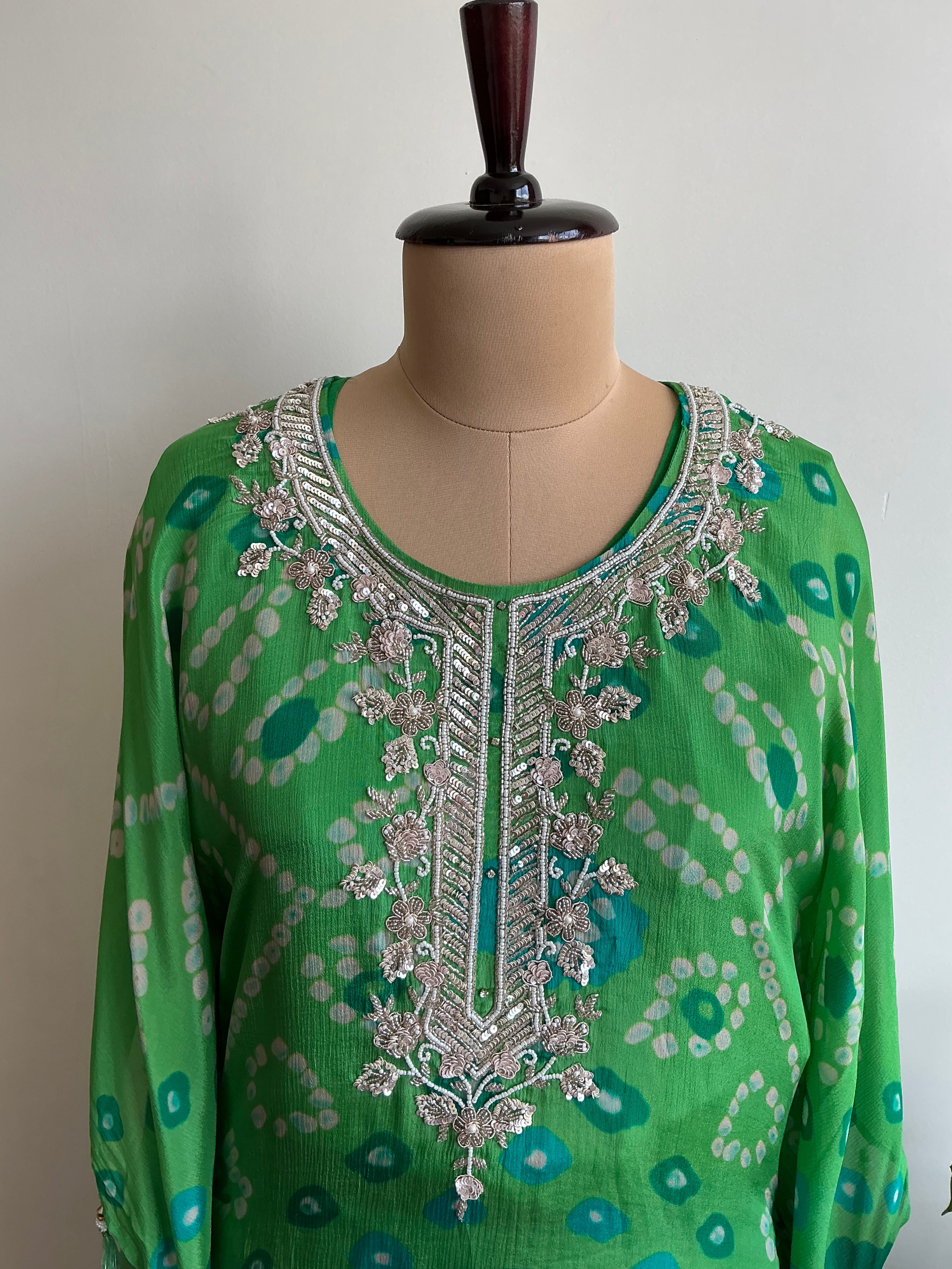 RANGREZ BANDHANI  KAFTAN SETS