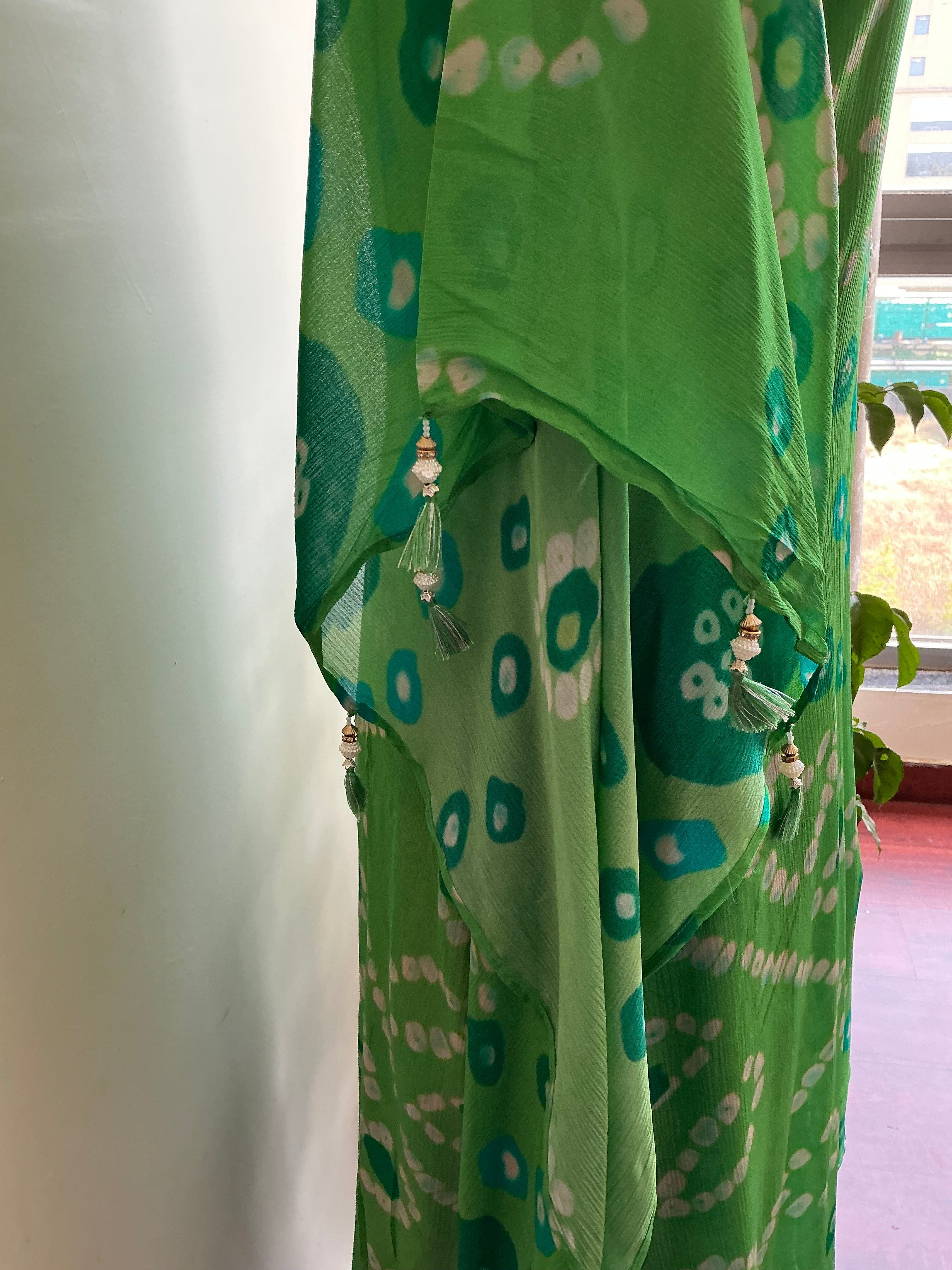 RANGREZ BANDHANI  KAFTAN SETS