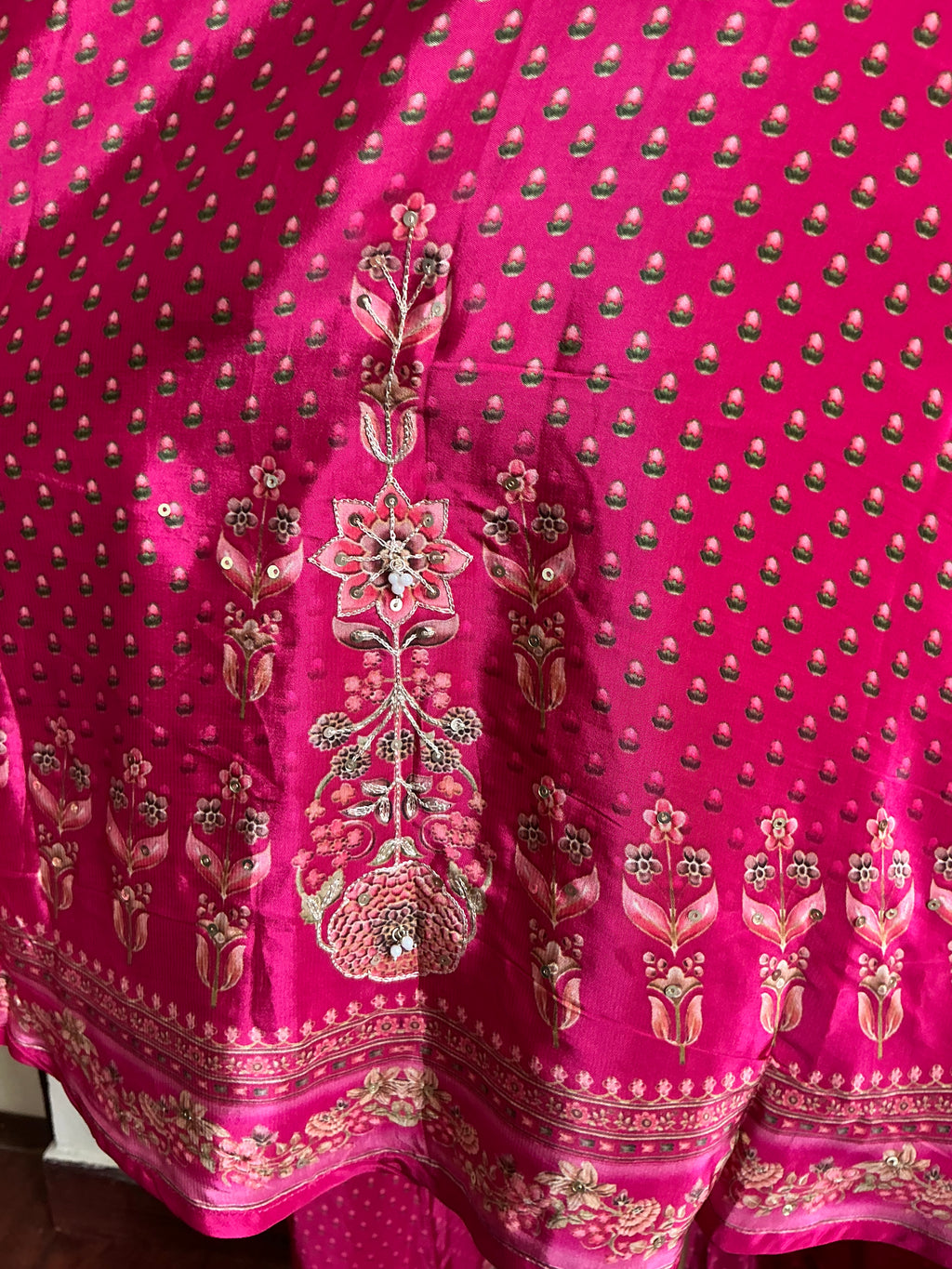 Rani Butterfly Silk Kaftan Set