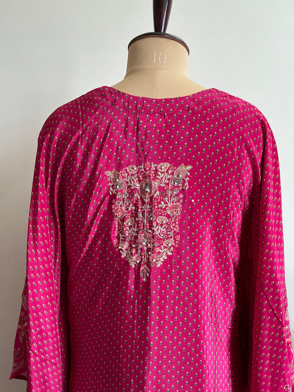 Rani Butterfly Silk Kaftan Set
