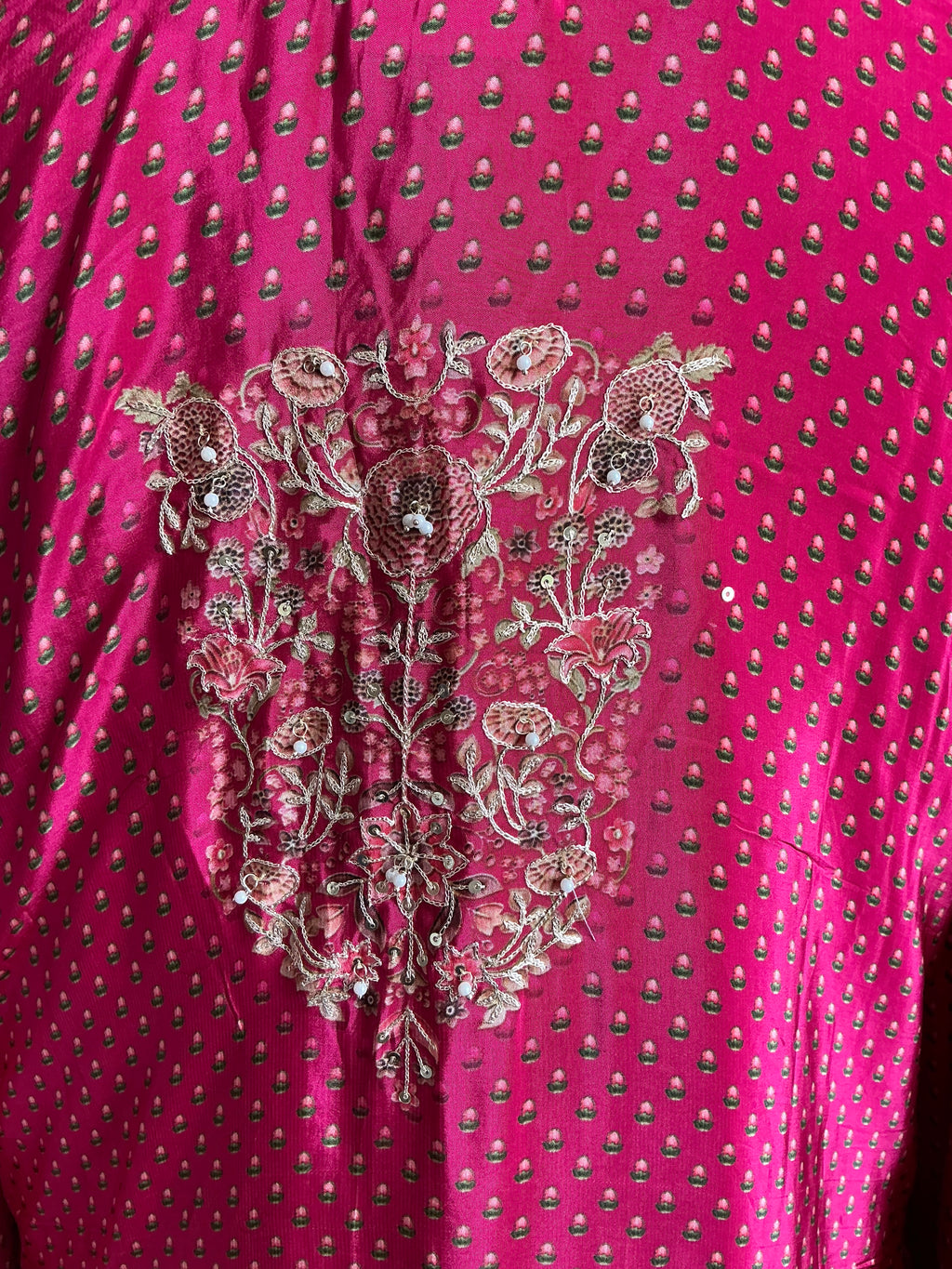 Rani Butterfly Silk Kaftan Set