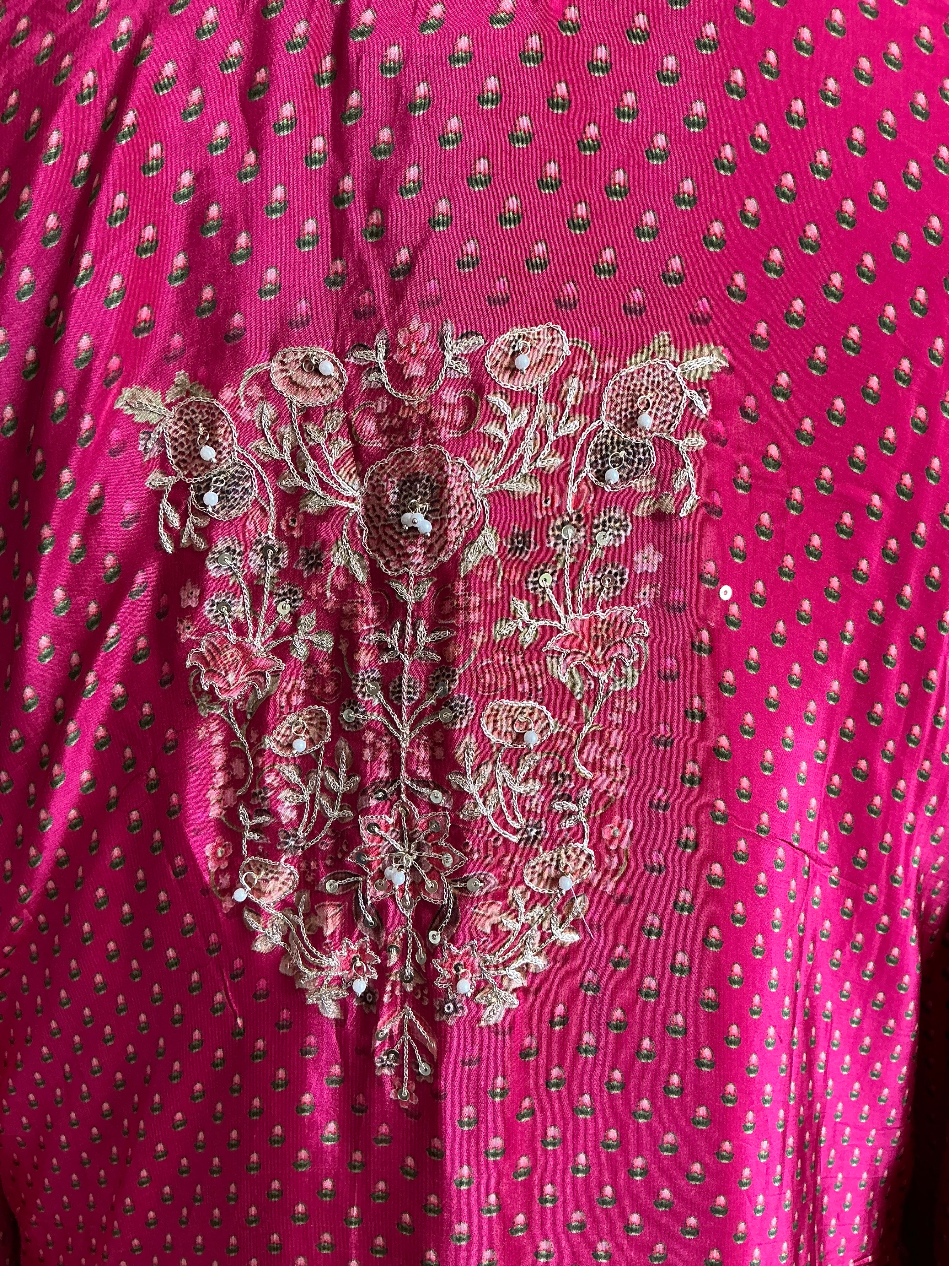 Rani Butterfly Silk Kaftan Set