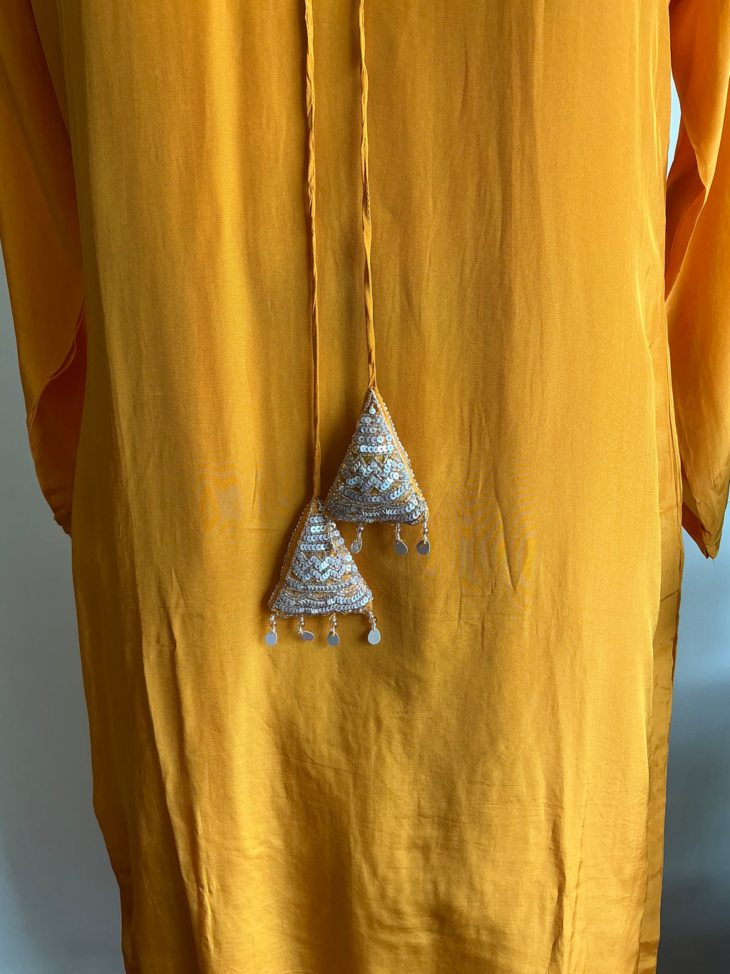 Scarlet Pink / Amber Yellow Farshi Salwar Set