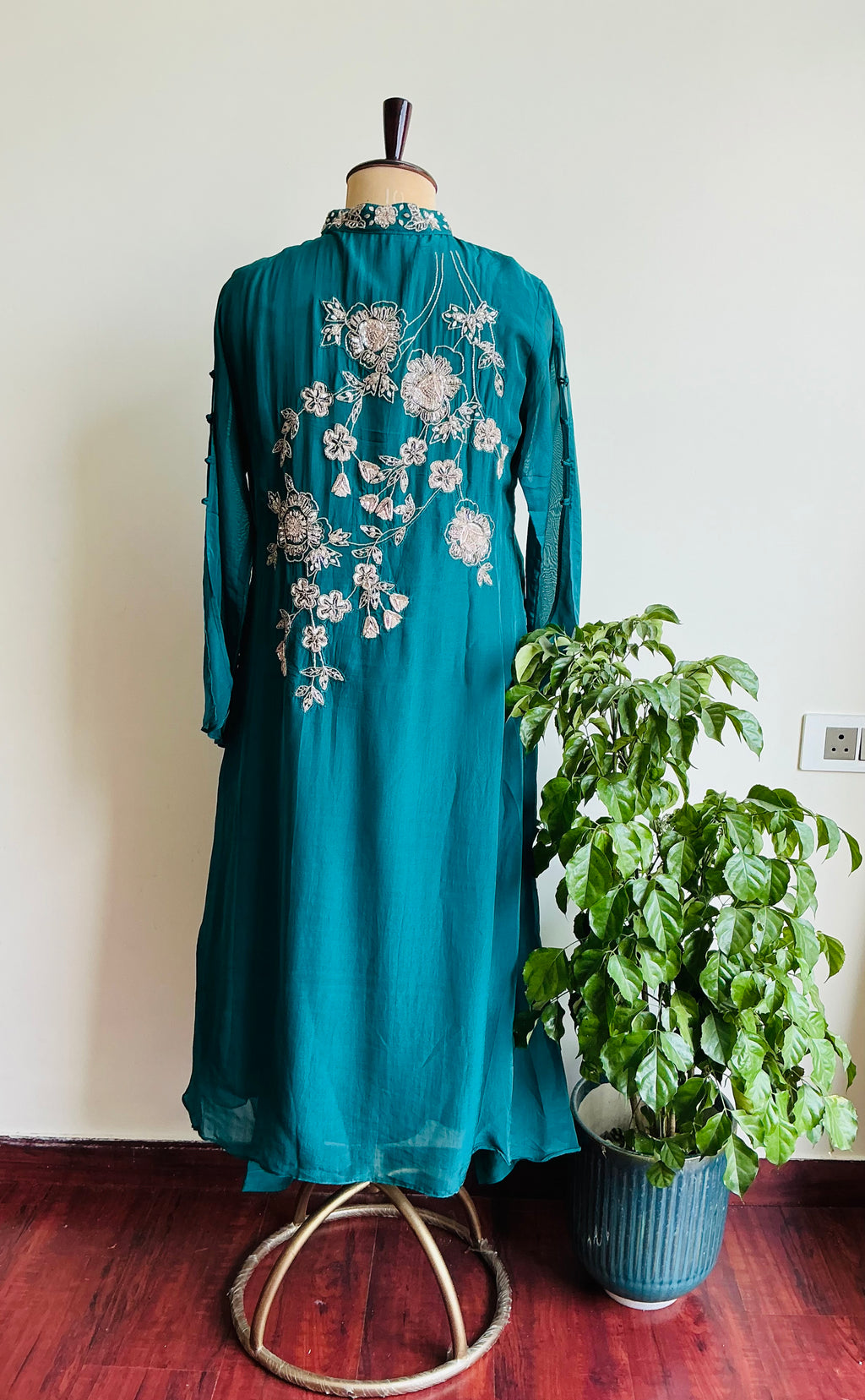 Teal Green / Amethyst Lavender Suit Set