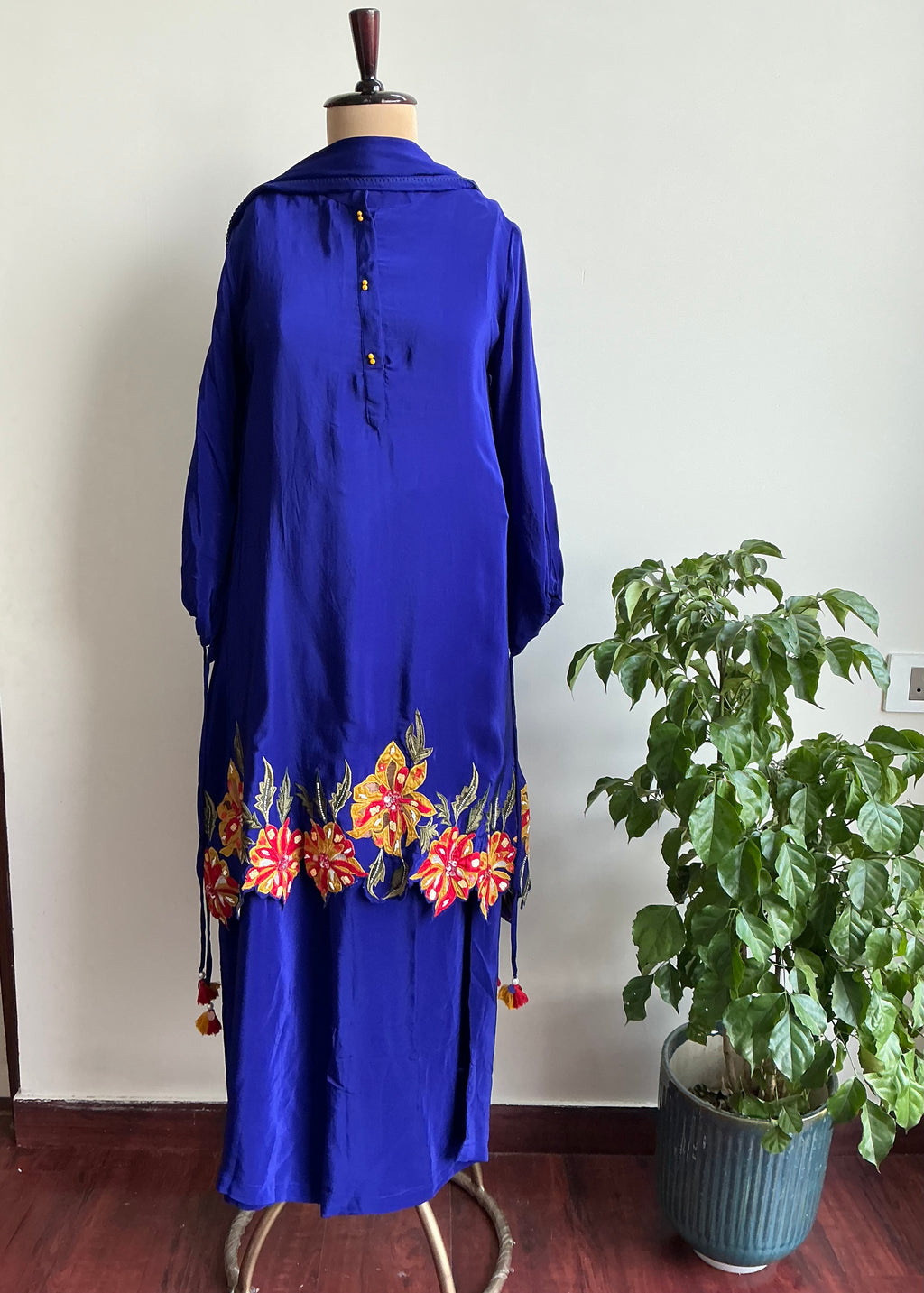 Sapphire Floral Suit Set