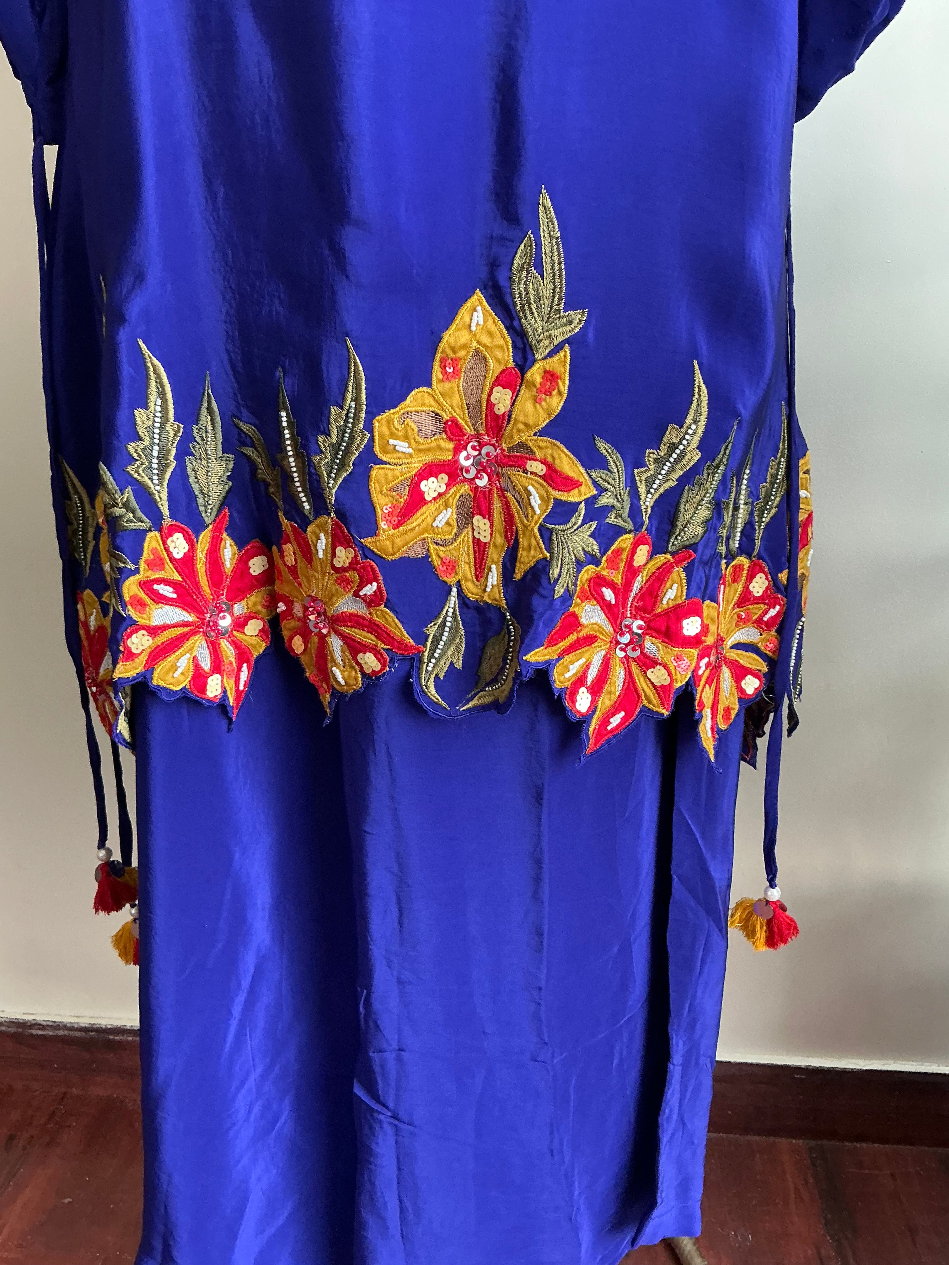 Sapphire Floral Suit Set