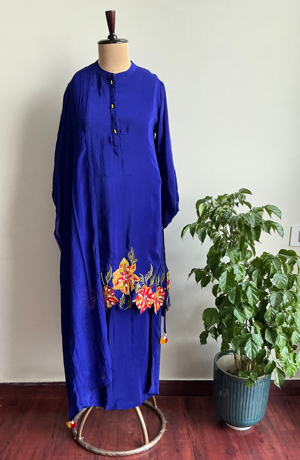 Sapphire Floral Suit Set