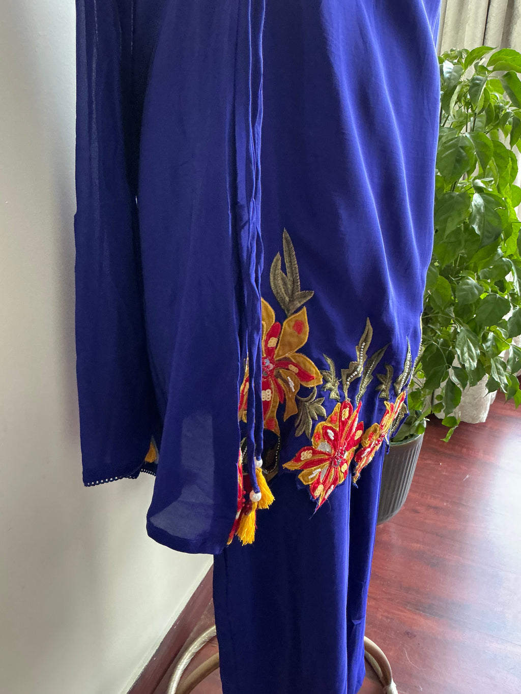 Sapphire Floral Suit Set