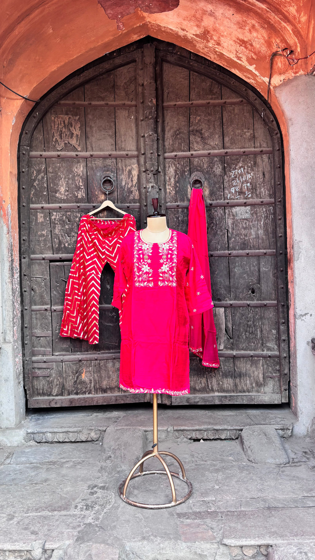 Urban Desi Chevron Suit Set