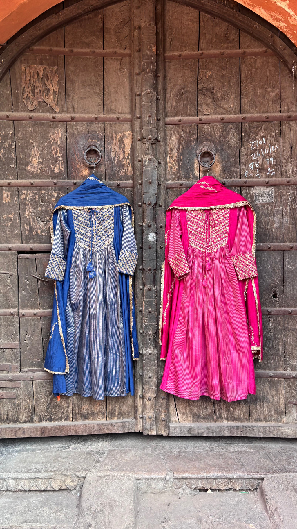 Ira Luxe Anarkali Suit Set