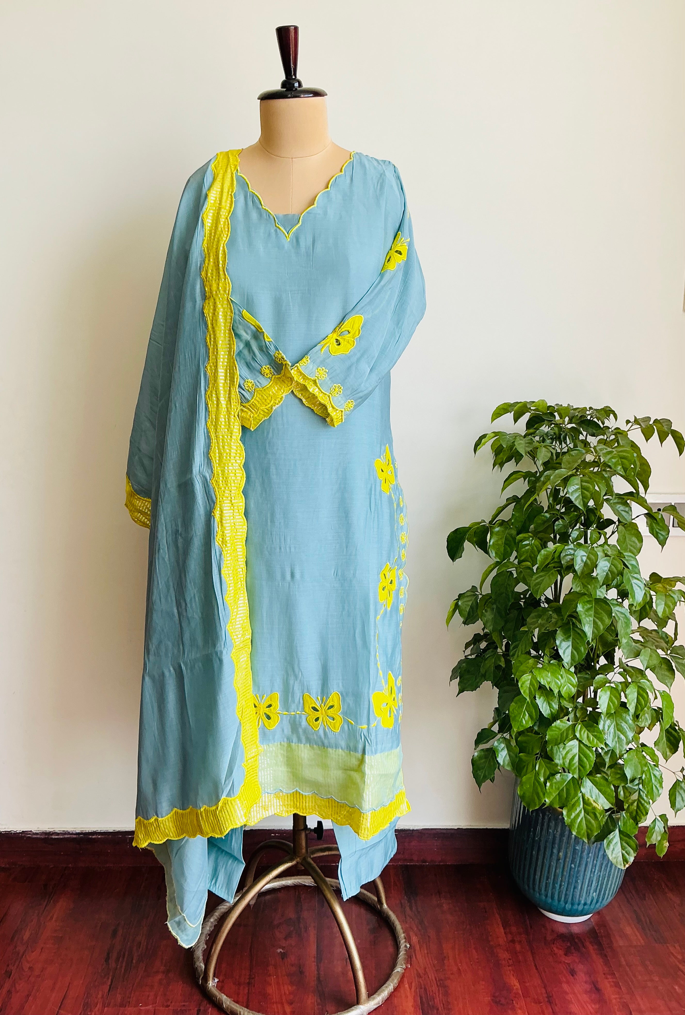 Noor Mul Chanderi Set