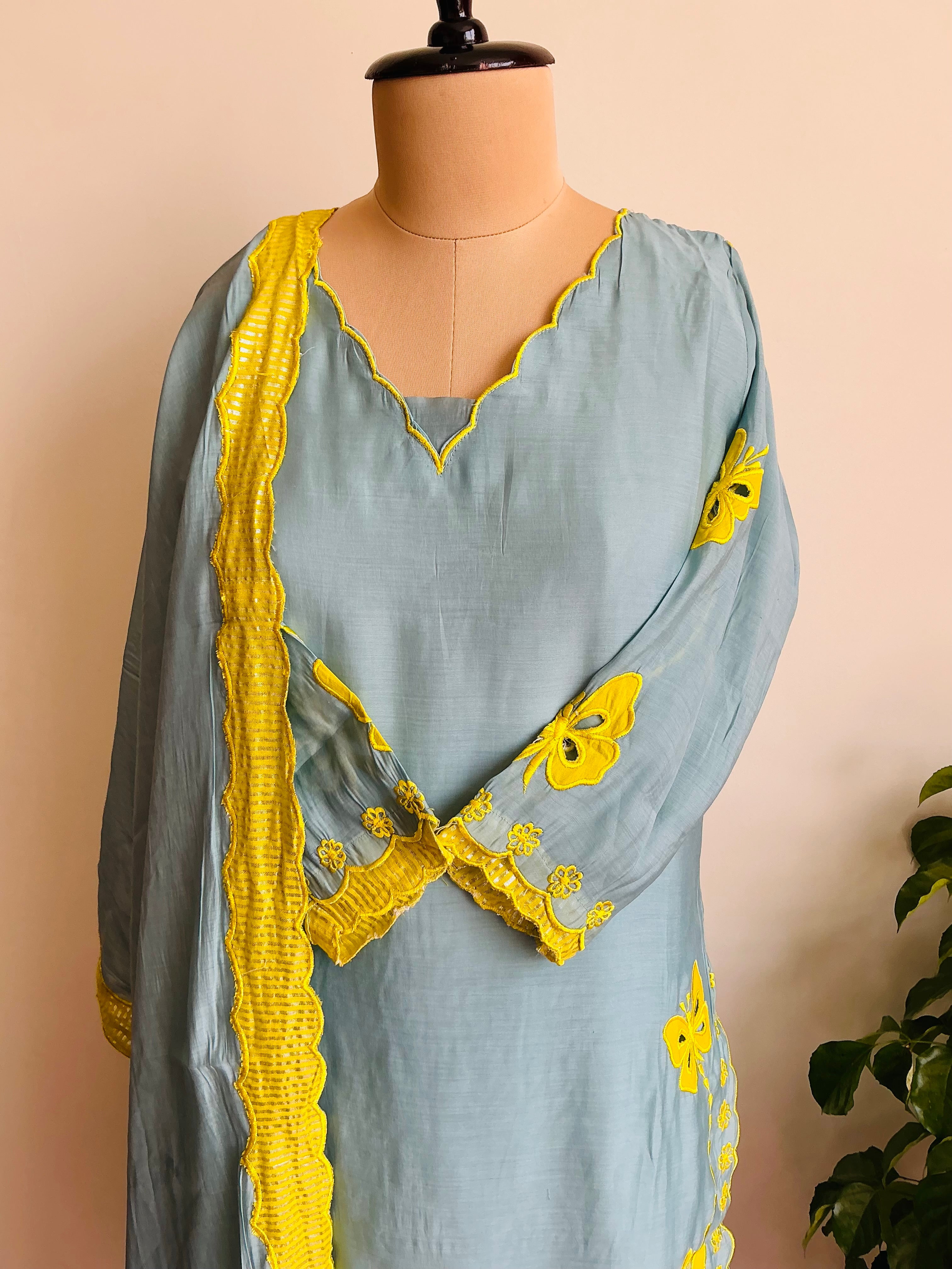 Noor Mul Chanderi Set