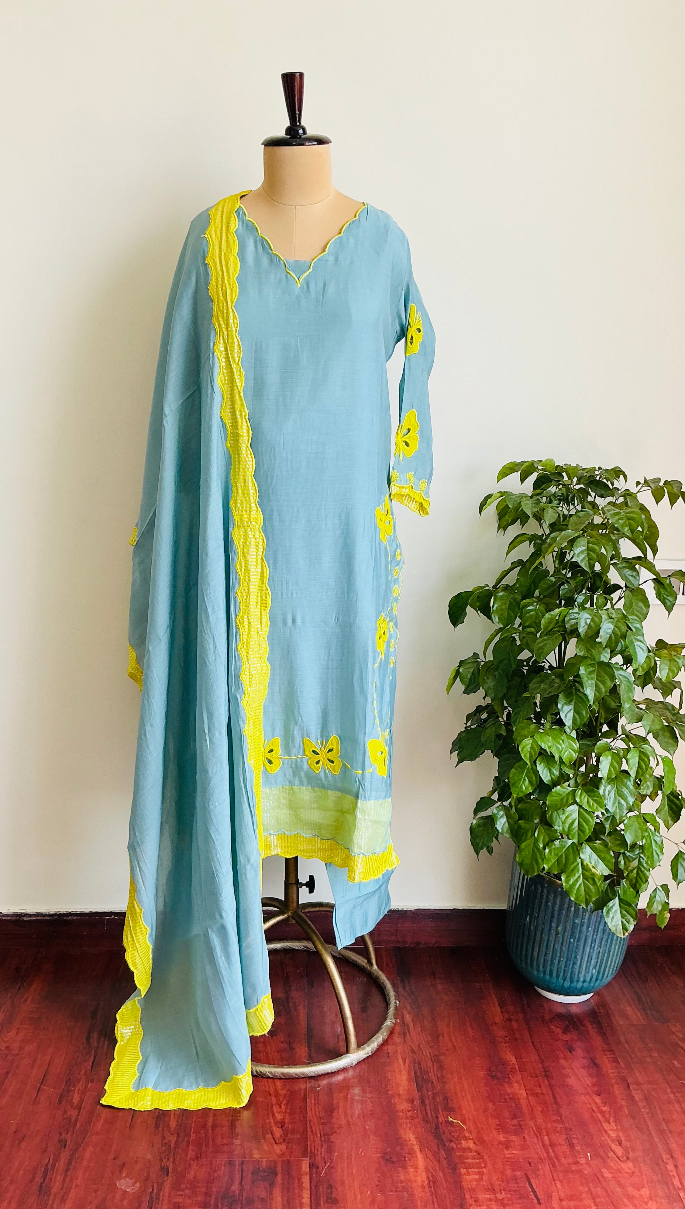 Noor Mul Chanderi Set