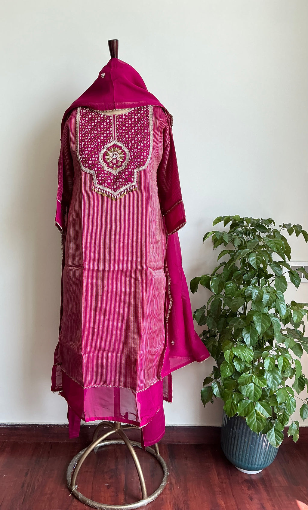 Mid night Shimmer Suit Set