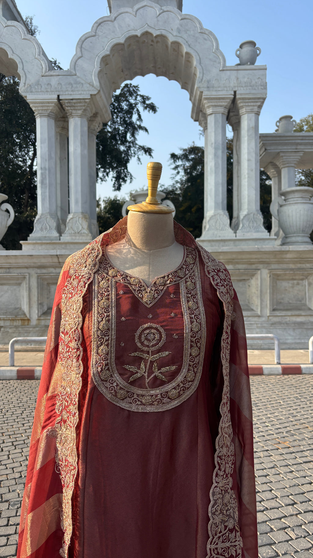 Sheesh Mahal Anarkali Suit Set
