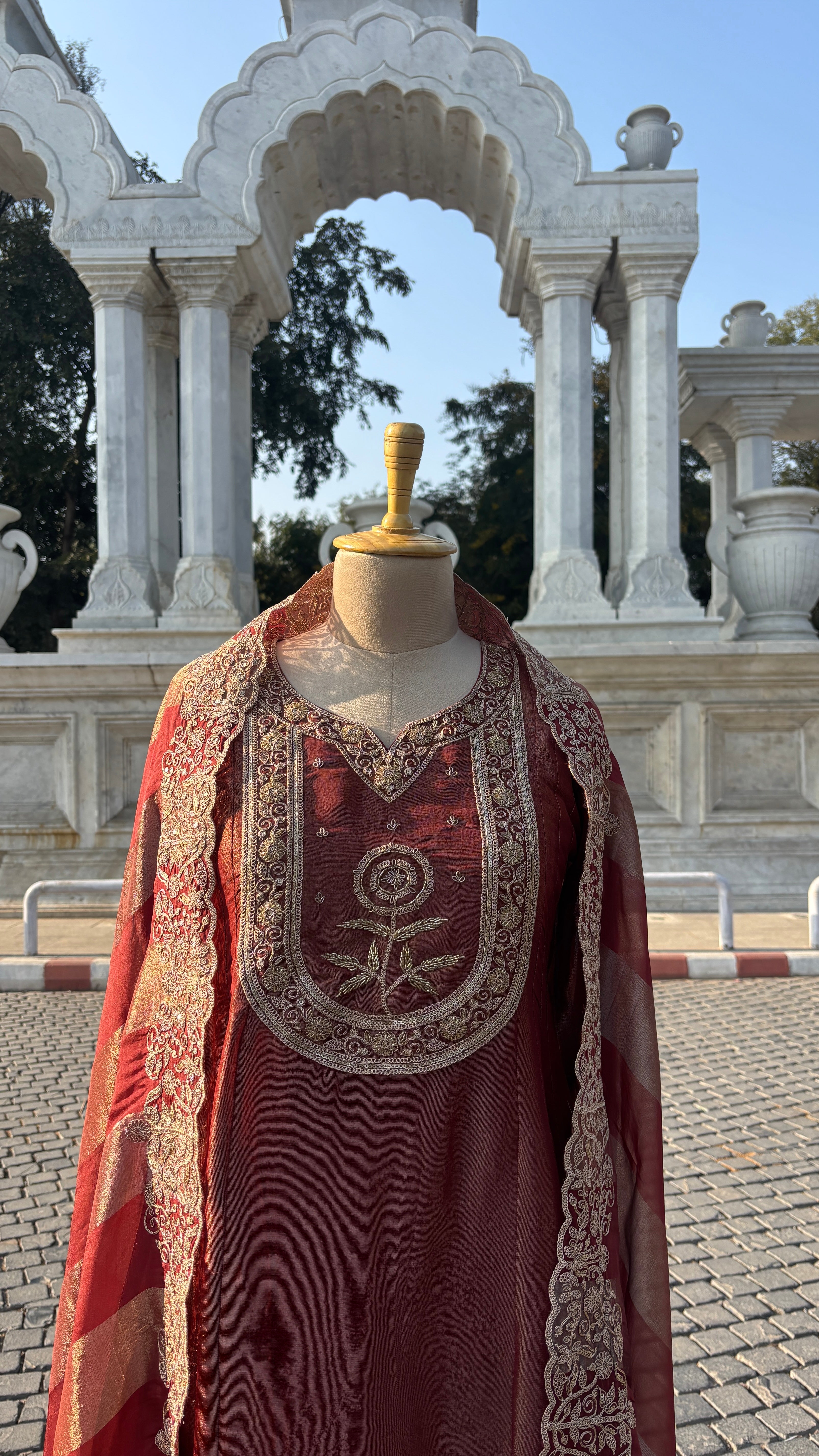 Sheesh Mahal Anarkali Suit Set