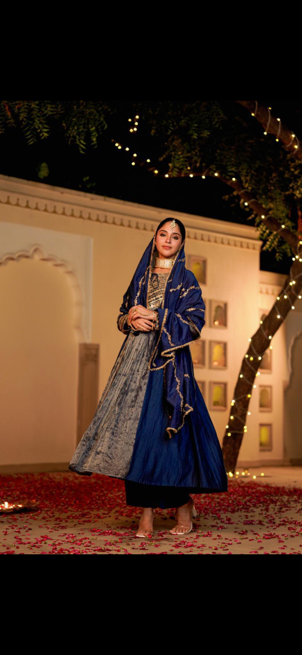 Ira Luxe Anarkali Suit Set