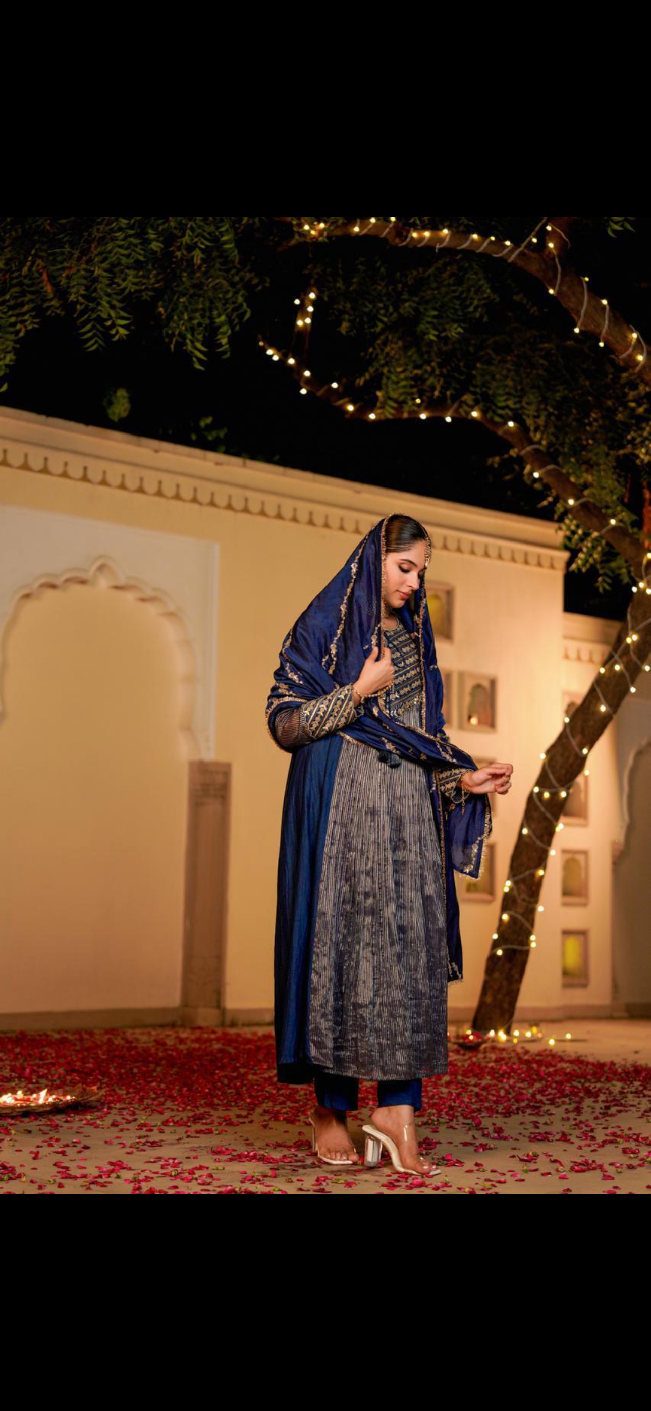 Ira Luxe Anarkali Suit Set