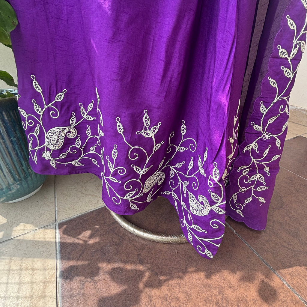 Purple Luxe Sharara Set
