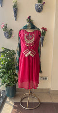 Royal Gulab Handwork Suit Set